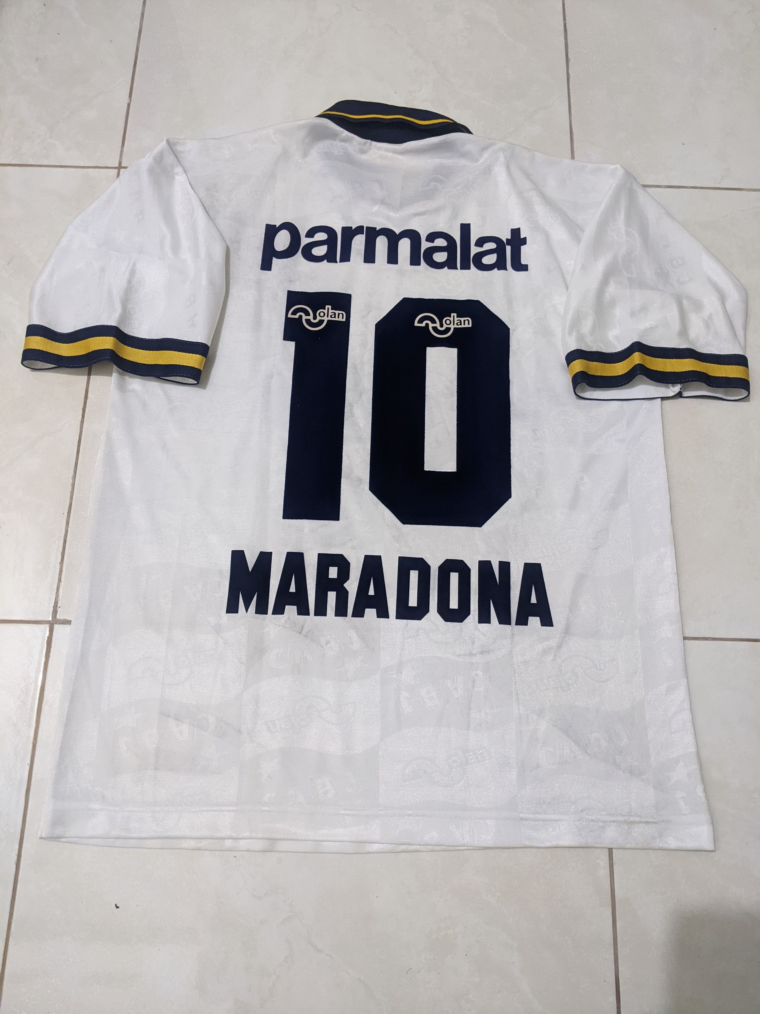 Vintage Boca junior 1994-95 home Maradona Jersey football shirt Size US L / EU 52-54 / 3 - 2 Thumbnail