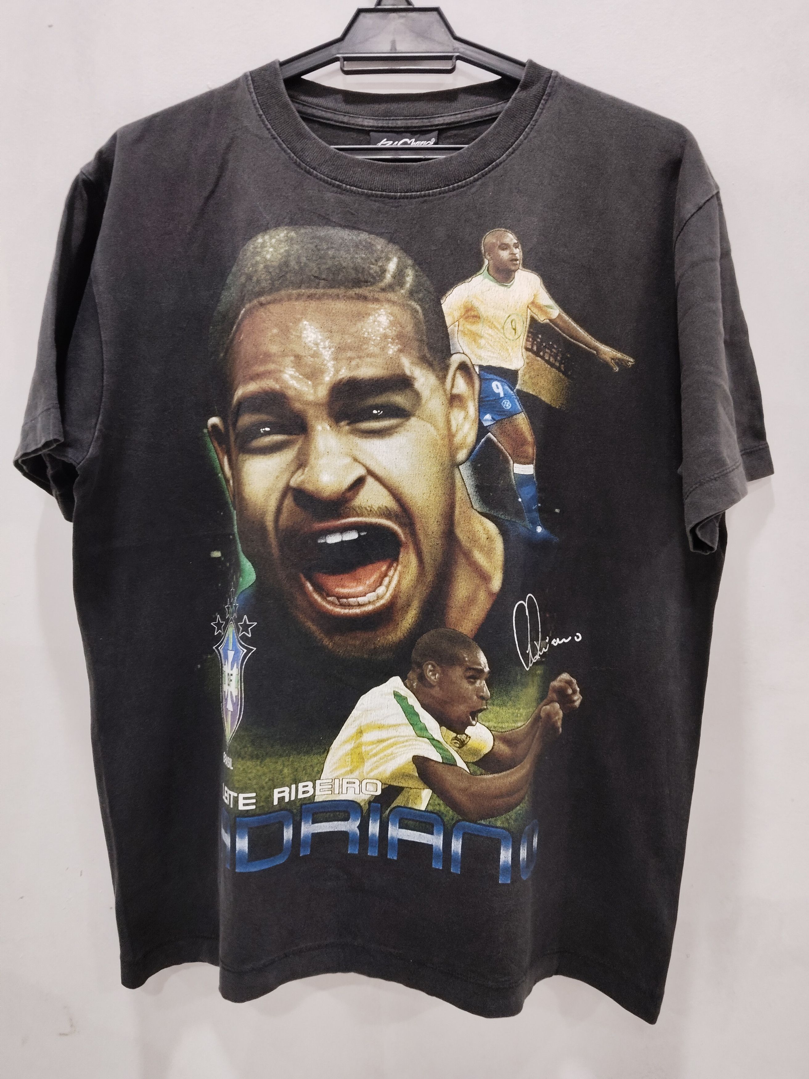 Vintage Adriano Pro Player Football Rapp Tee Style Tshirt