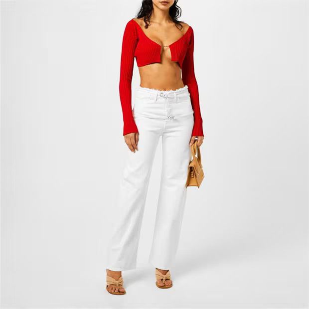 Jacquemus o1g2r1mq1024 Cardigan in Red Size M / US 6-8 / IT 42-44 - 5 Thumbnail