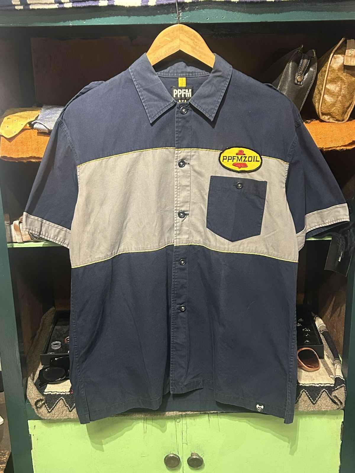PPFM PPFMZOIL Button Up Vintage Shirt Size US L / EU 52-54 / 3 - 1 Thumbnail