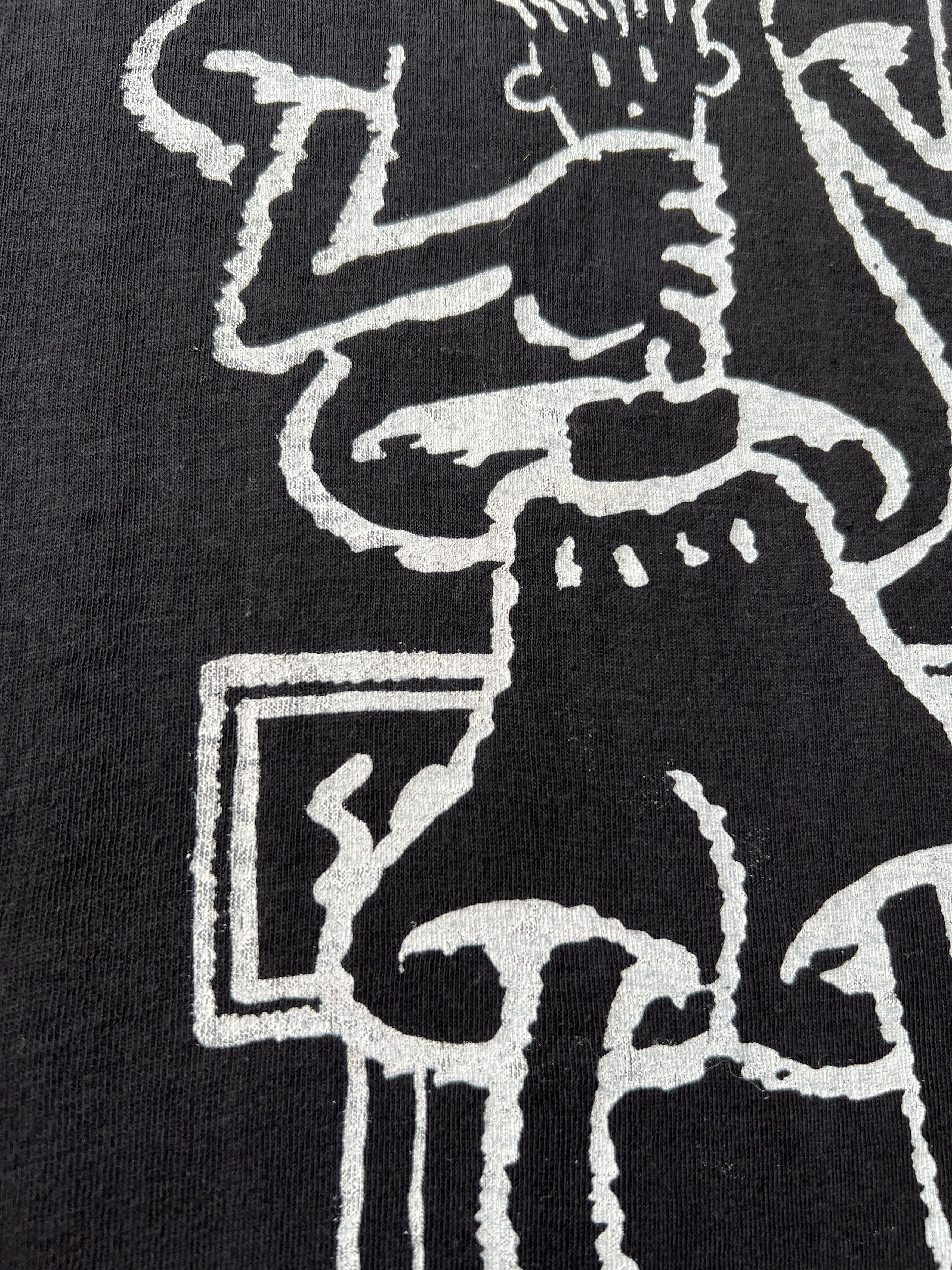 Cartoon Network Vintage 90s Fido Dido Sea Sun Cartoon Black T-shirt Size US XL / EU 56 / 4 - 6 Thumbnail