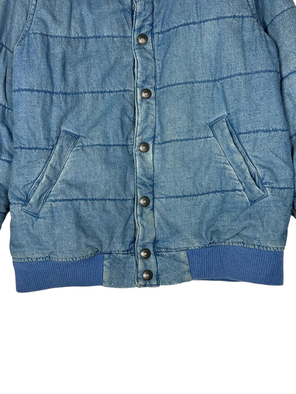 Japanese Brand Rodeo Crown Denim Puffer Hooded Jacket Size US M / EU 48-50 / 2 - 5 Thumbnail