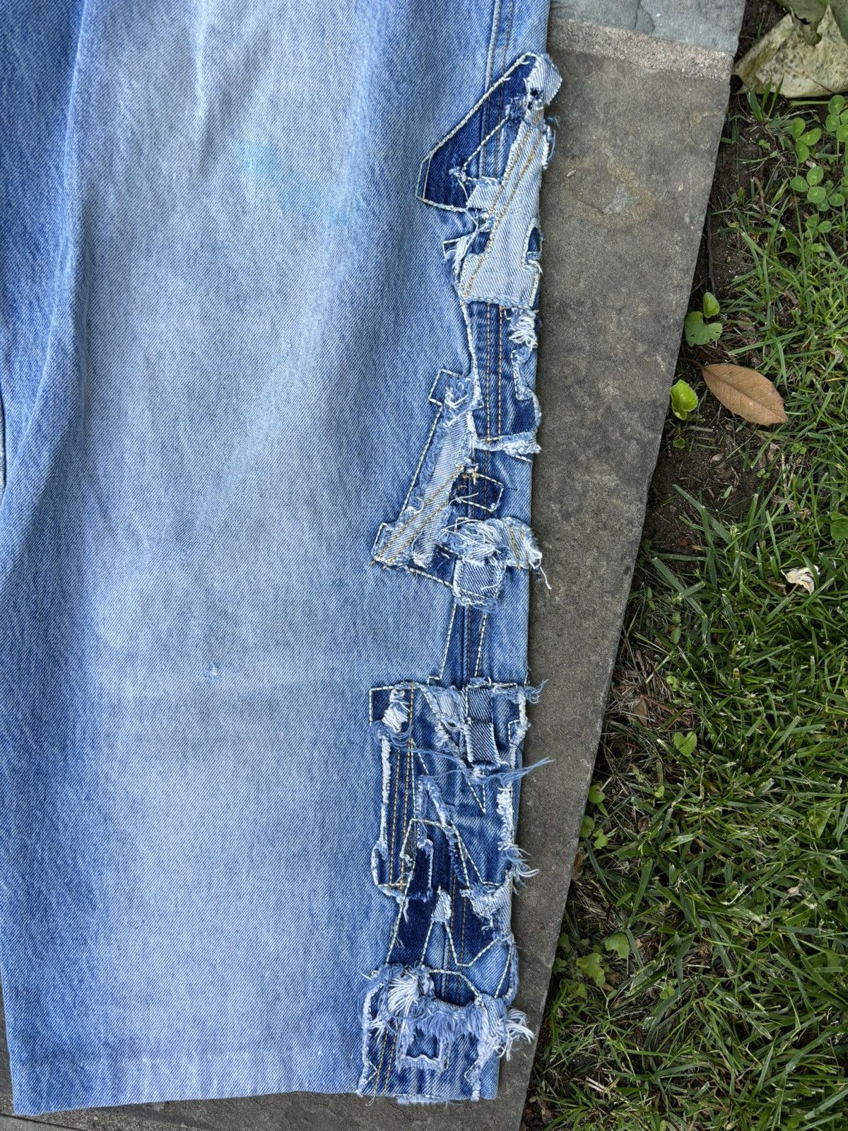 Vintage Vintage Jnco Style 48 Star Embroidered Jeans Y2K Size US 31 - 3 Thumbnail