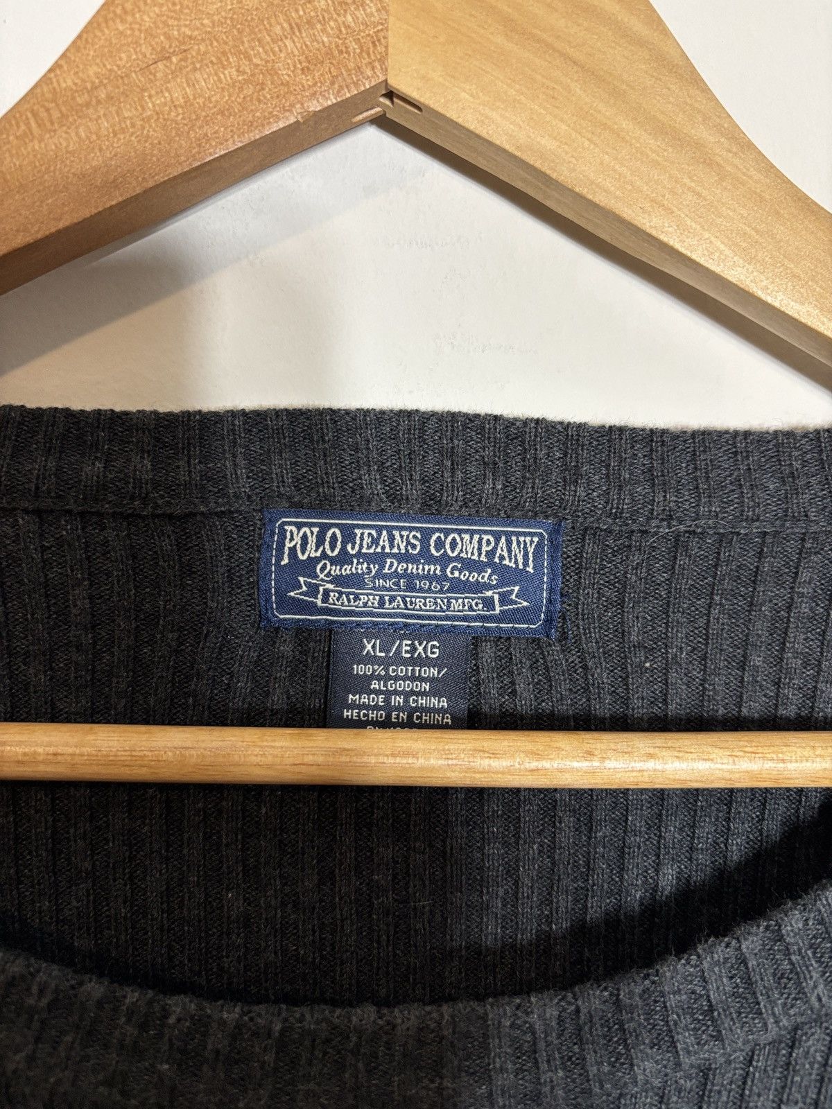 Polo Ralph Lauren Vtg Ralph Lauren Polo Jeans Company American Flag Sweater XL Size US XL / EU 56 / 4 - 3 Thumbnail