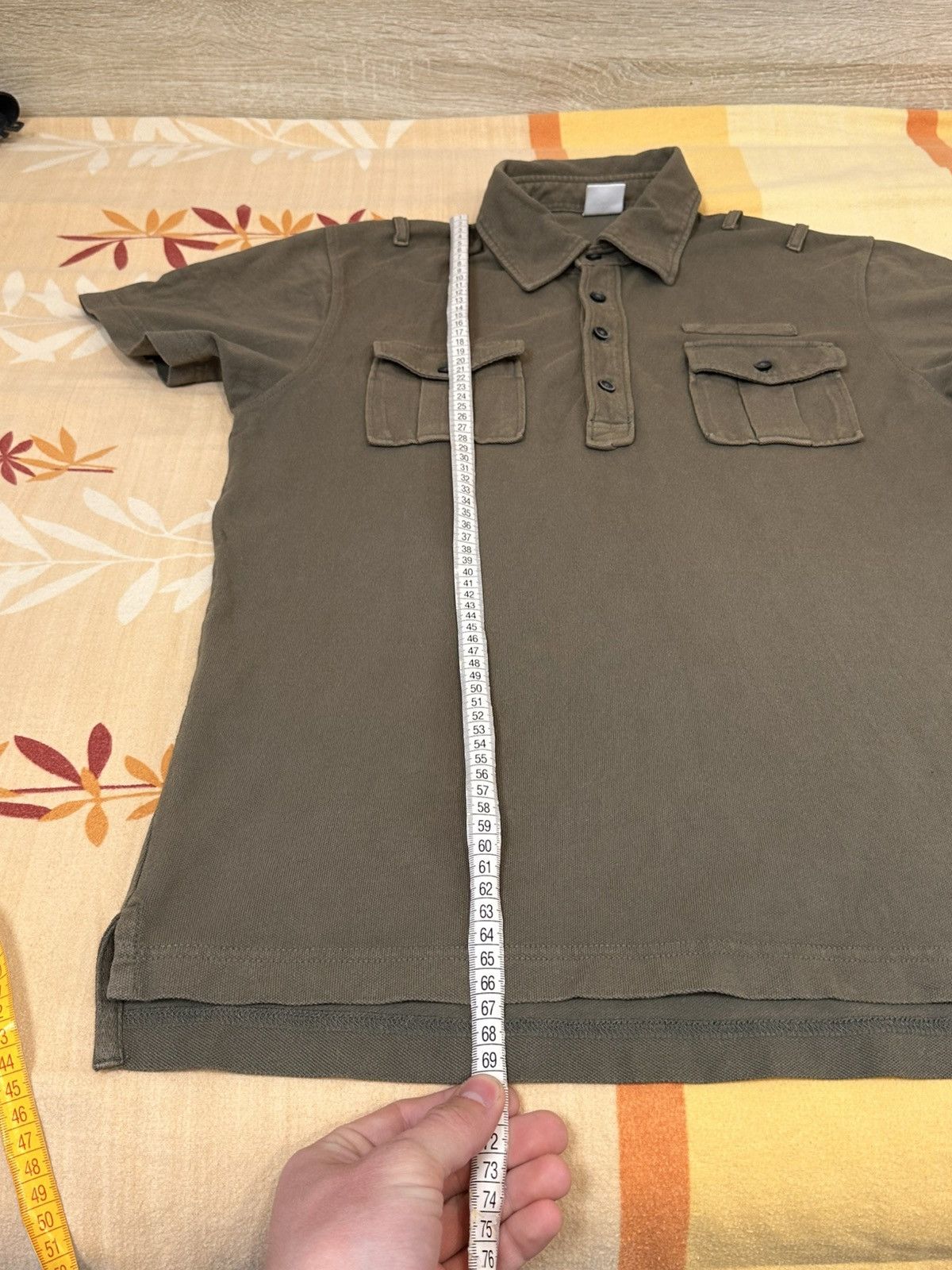 Michael Bastian 🔥 Uniqlo x Michael Bastian Retro Classic Polo T Shirt Army Size US M / EU 48-50 / 2 - 8 Thumbnail