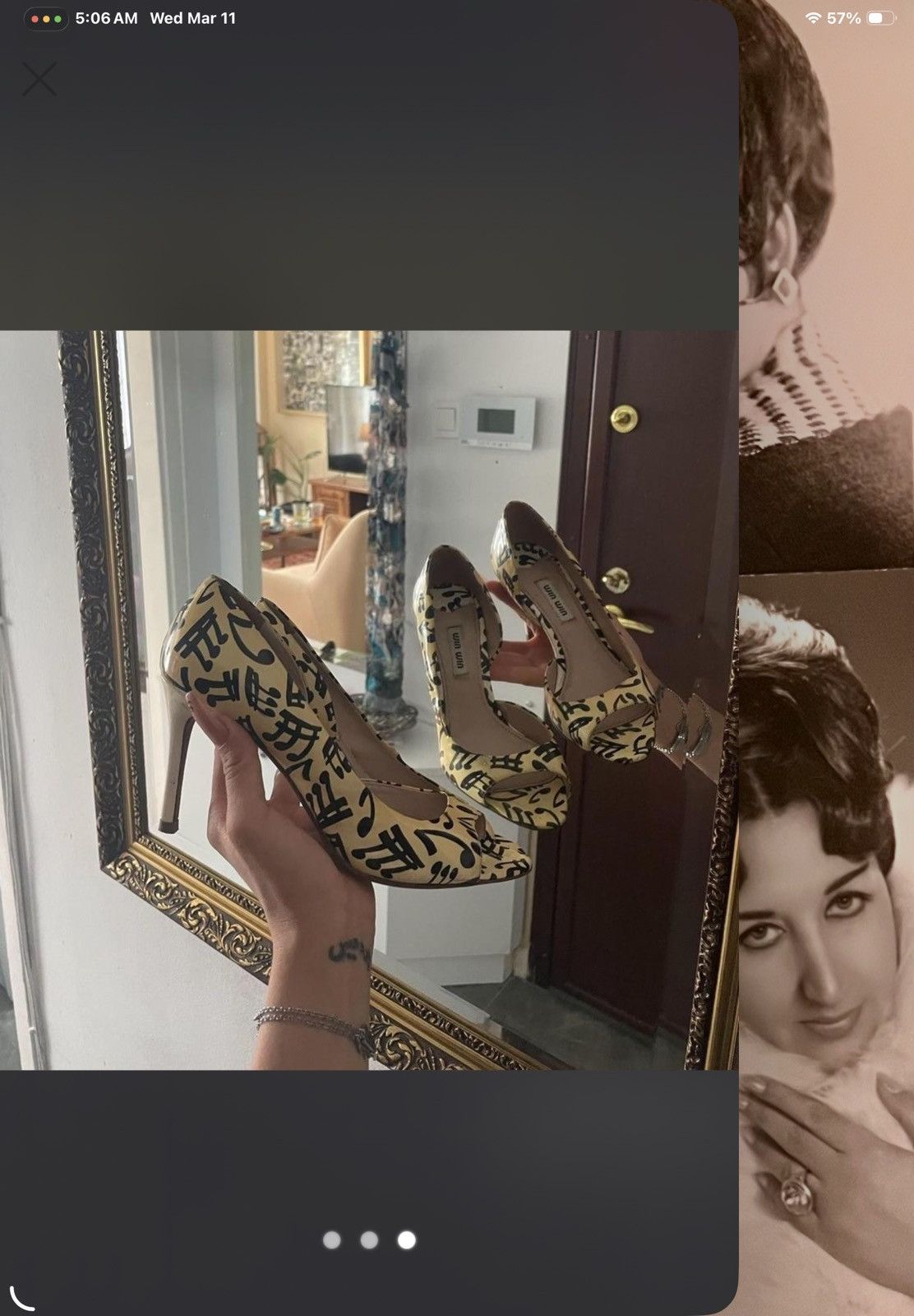 Miu Miu Miu miu musical note shoes Size US 6.5 / IT 36.5 - 3 Thumbnail