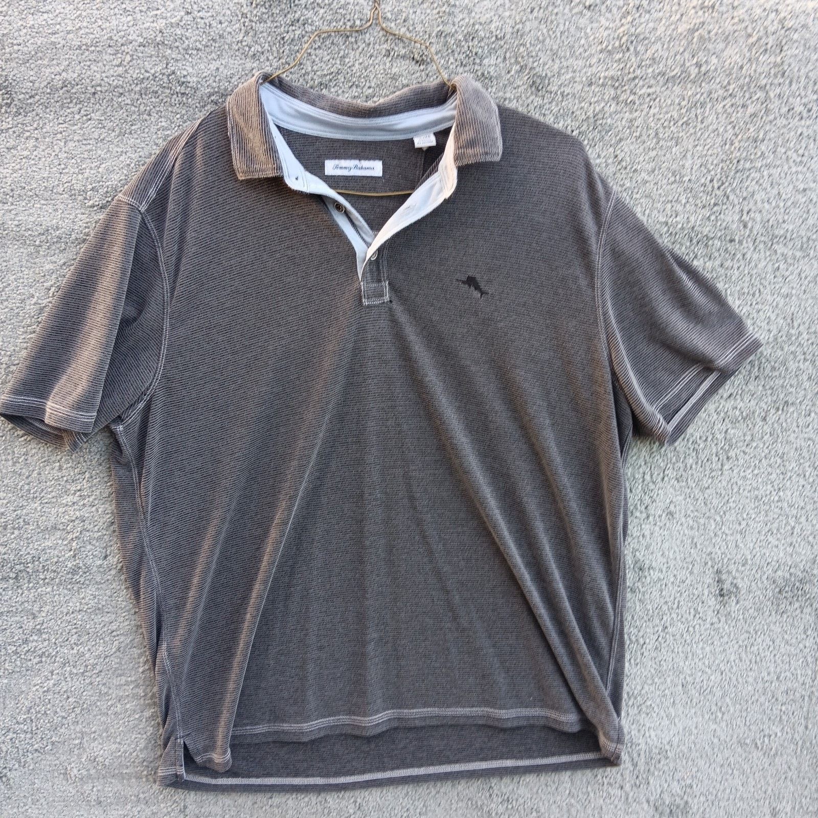 Tommy Bahama Tommy Bahama Polo Shirt Gray Men’s XL Short Sleeve Preppy Size US XL / EU 56 / 4 - 1 Thumbnail