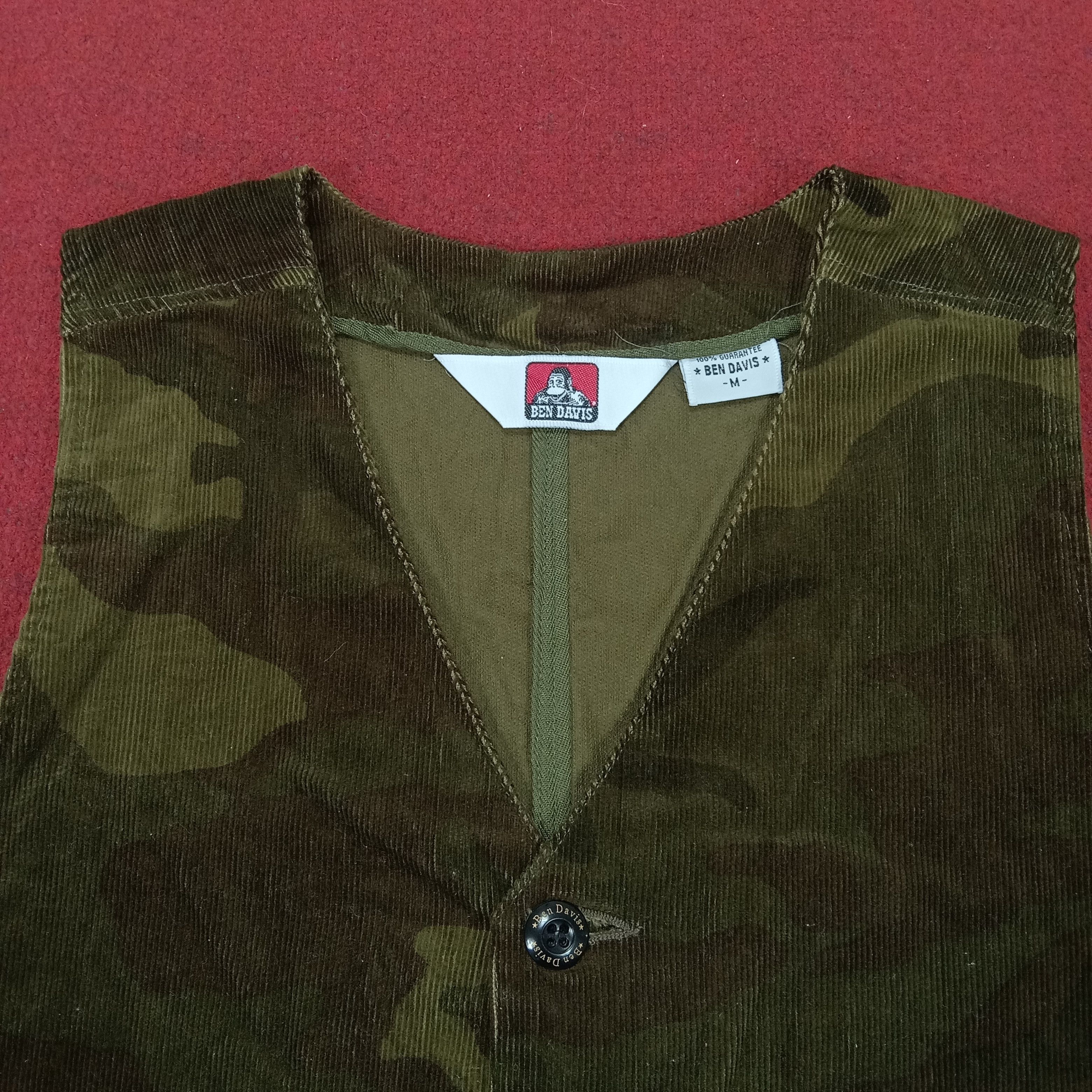 Ben Davis × Vintage Ben Davis Camo Style Double Pocket Vest Size US M / EU 48-50 / 2 - 3 Thumbnail