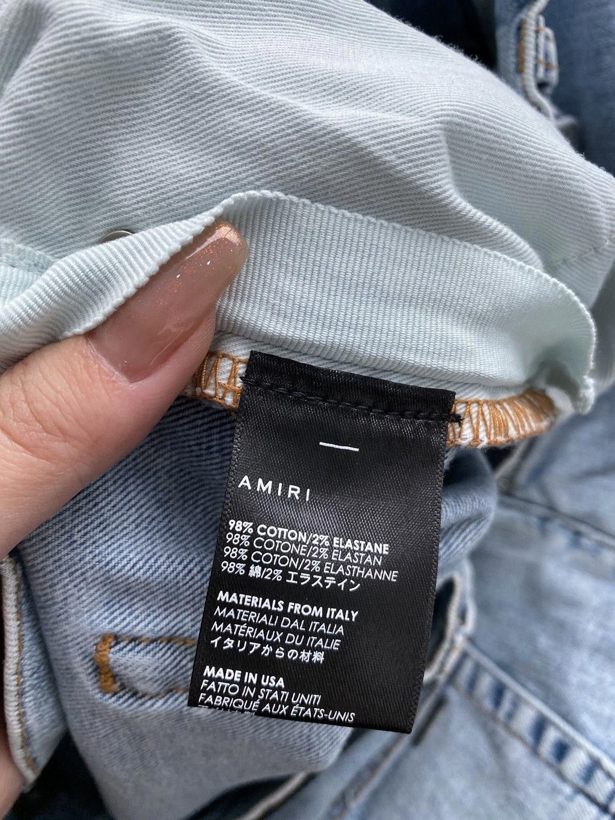 Amiri Amiri Light Indigo Thrasher Jeans Size US 38 / EU 54 - 4 Thumbnail
