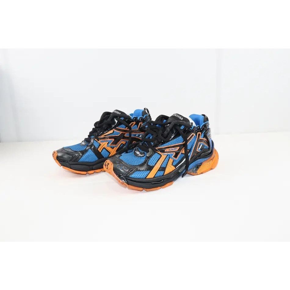 Balenciaga o1rshd1 Q:2 / Caged Mesh Runners Knicks Color Way Multicolor Size US 7 / EU 40 - 2 Thumbnail