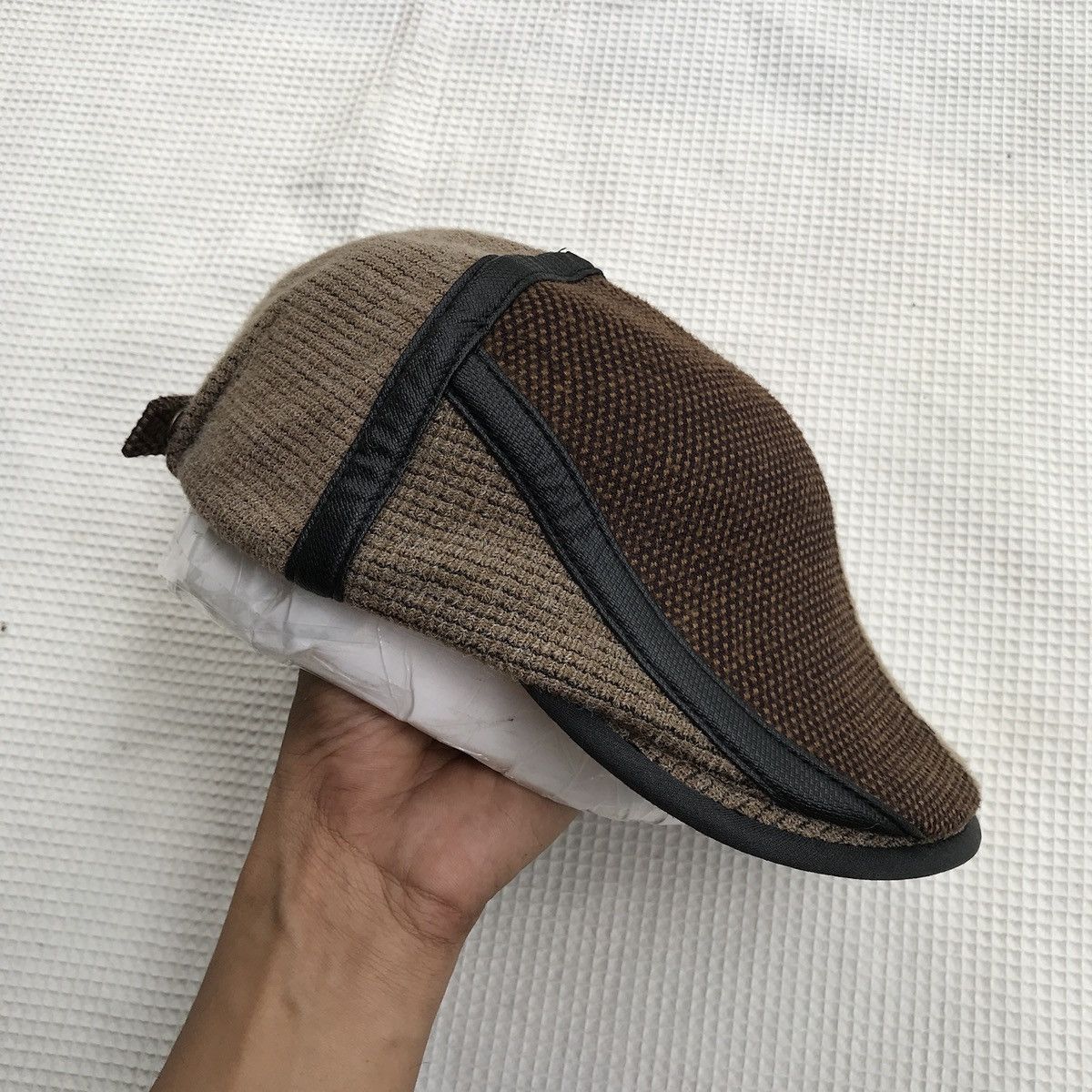 14th Addiction × Le Grande Bleu (L.G.B.) × Unsound Rags Unique patchwork flatcap by jamont Size ONE SIZE - 6 Thumbnail
