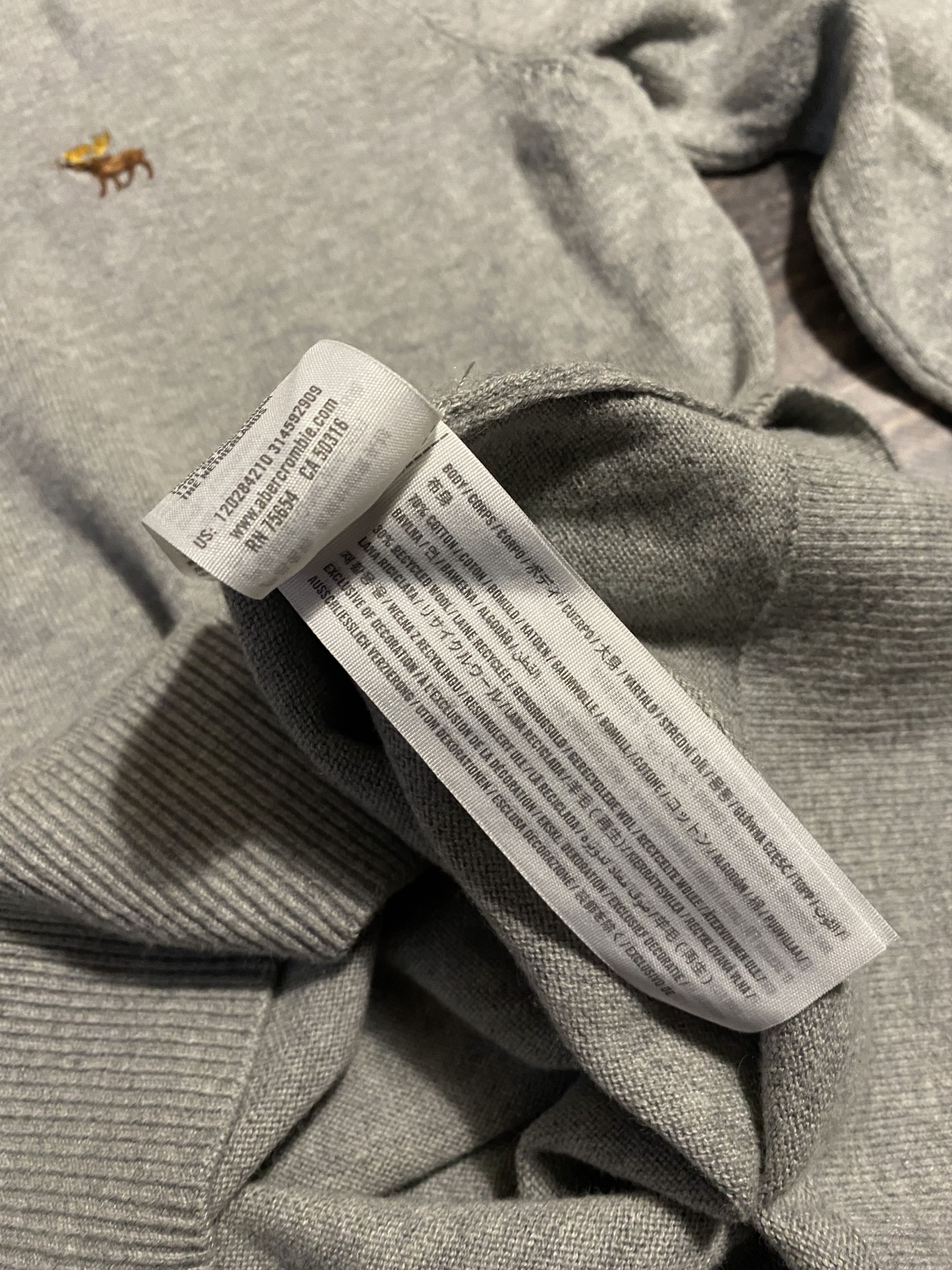 Abercrombie & Fitch Abercrombie Fitch Wool/Cotton Basic Sweater Size US M / EU 48-50 / 2 - 5 Thumbnail