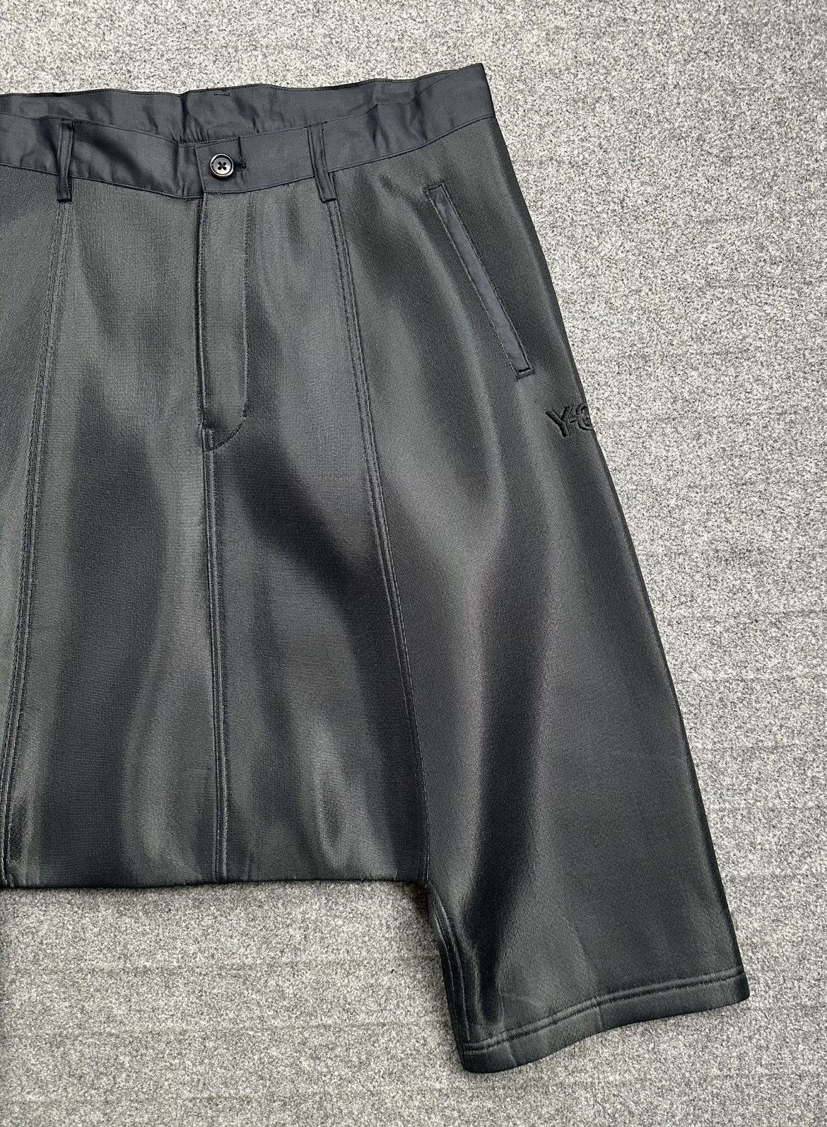 Y-3 Y-3 Yohji Yamamoto - Adidas Drop Crotch Sarouel Shorts Size US 34 / EU 50 - 3 Thumbnail