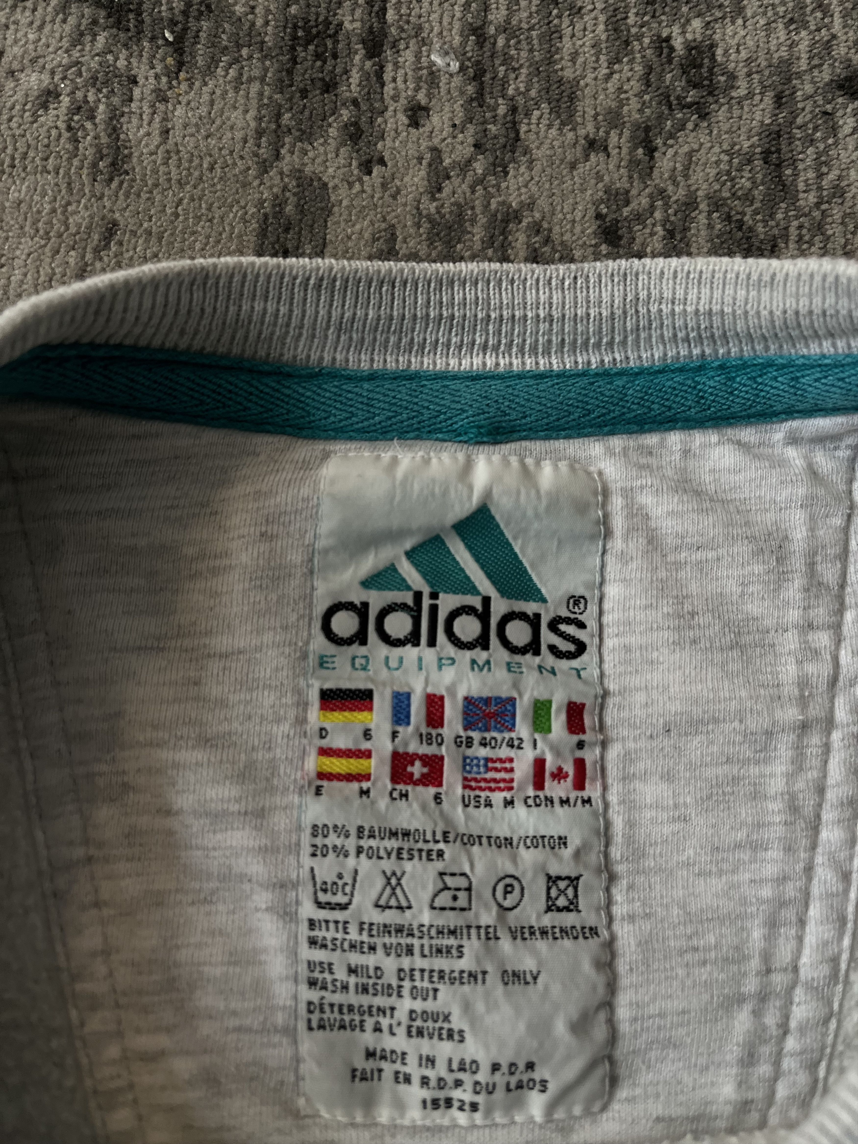 Adidas Adidas Equipment Vintage sweatshirt Size US M / EU 48-50 / 2 - 3 Thumbnail