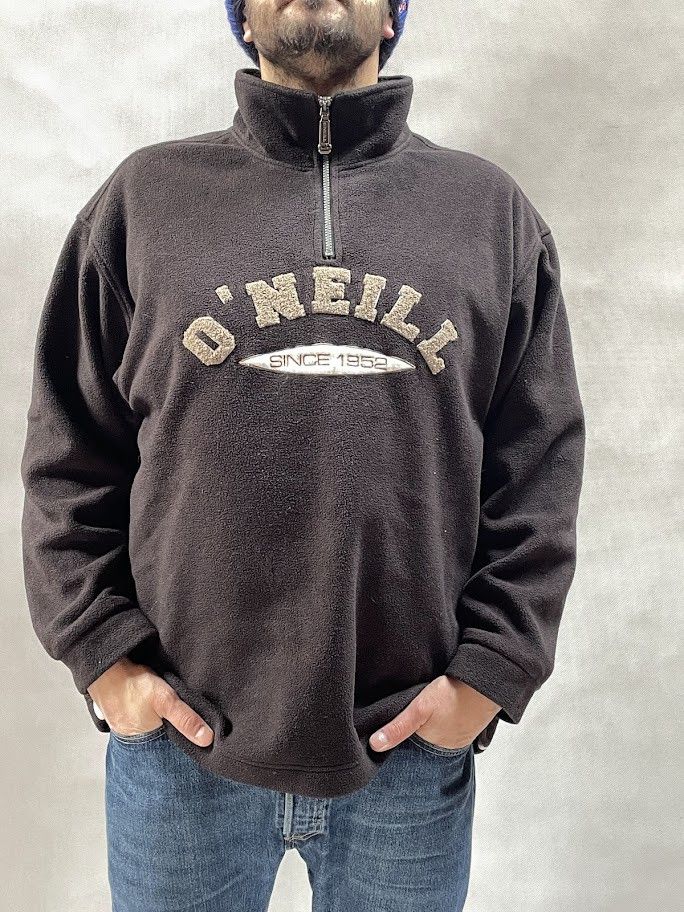 O'Neill × Vintage vintage Oneill fleece sweatshirt center logo surf 90s Size US XL / EU 56 / 4 - 1 Thumbnail