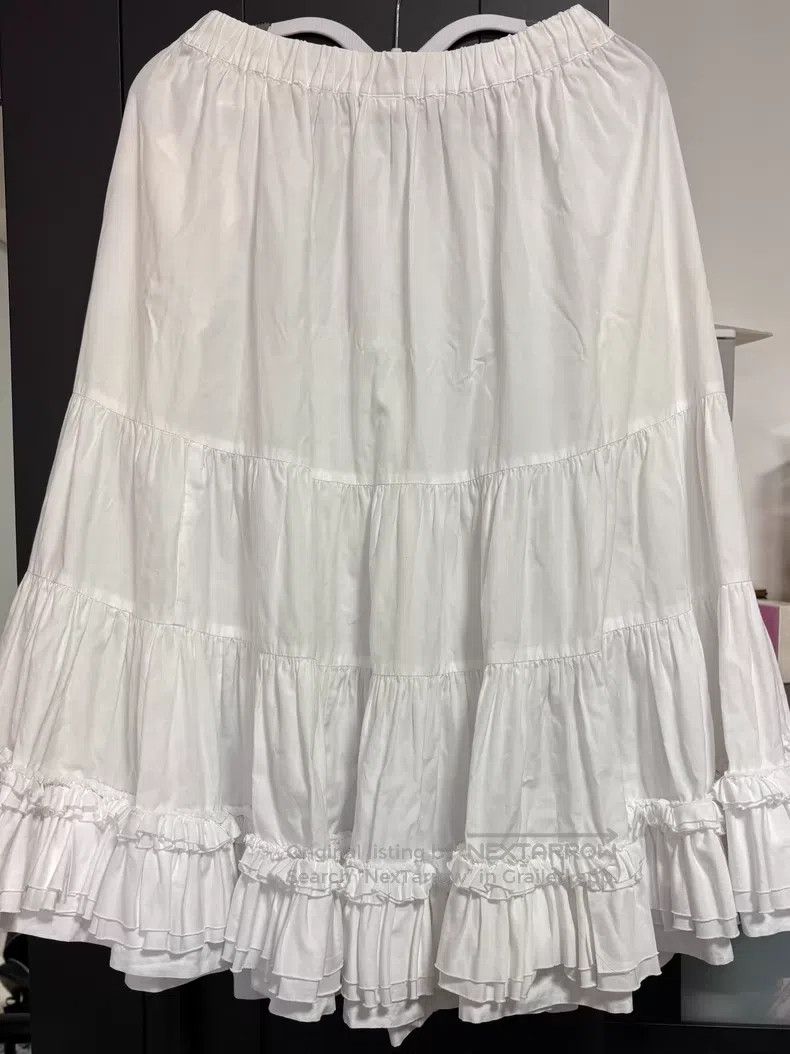 Comme des Garcons Comme des Garcons size S Skirt White Cake Skirt Size 23" - 2 Thumbnail