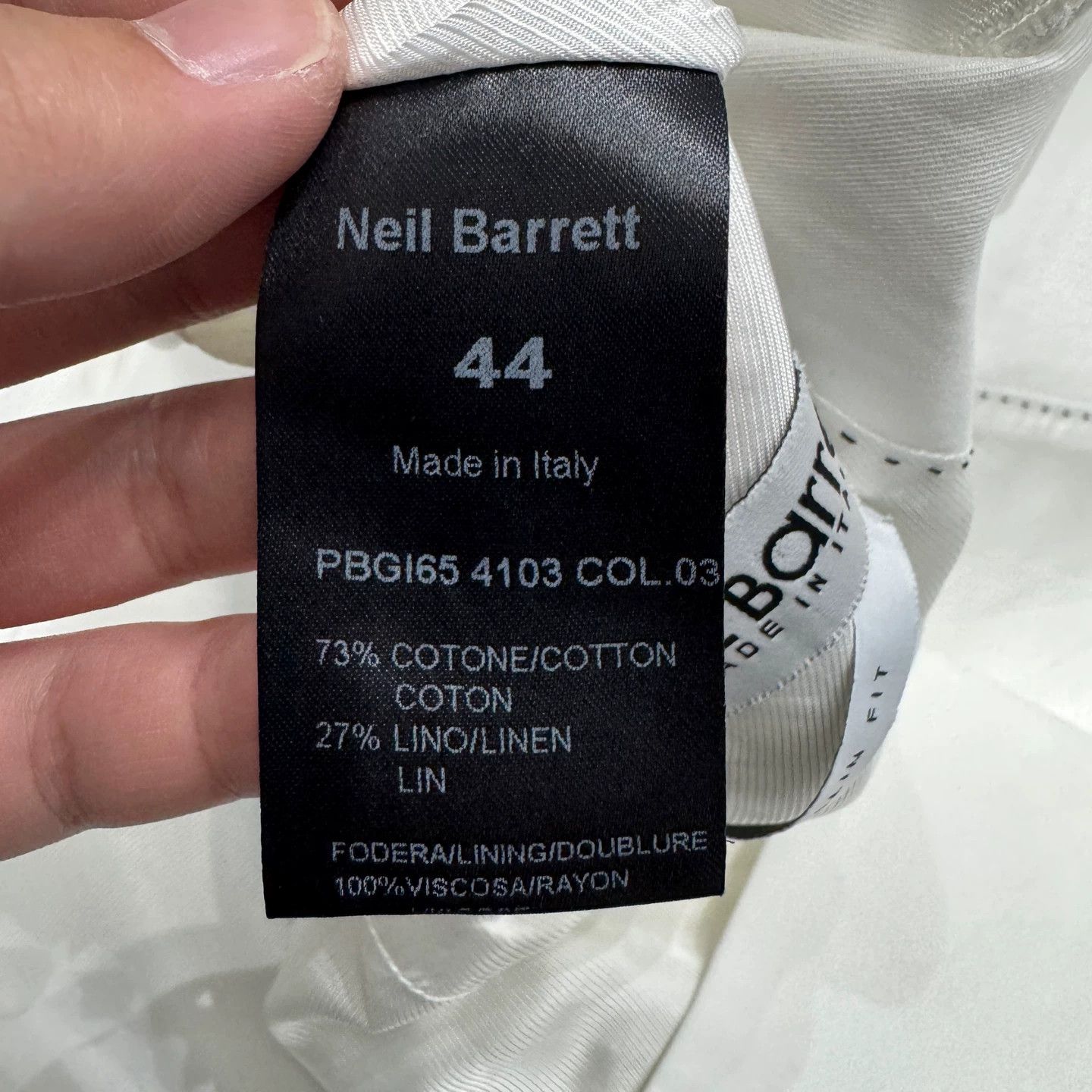 Neil Barrett NEIL BARRETT casual blazer size 44 Size 44R - 3 Thumbnail