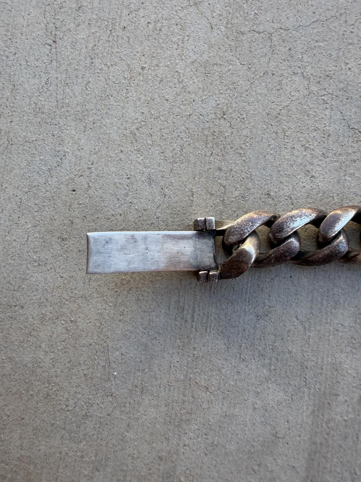 Chrome Hearts Chrome Hearts Floral ID Bracelet 13 Link Sterling Silver Size ONE SIZE - 6 Thumbnail