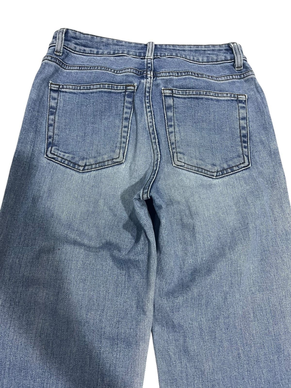 If Six Was Nine × Japanese Brand × Le Grande Bleu (L.G.B.) FLARE💥 JAPANESE BRAND Y2K GU WASHED BLUE JEANS Size 28" / US 6 / IT 42 - 8 Thumbnail