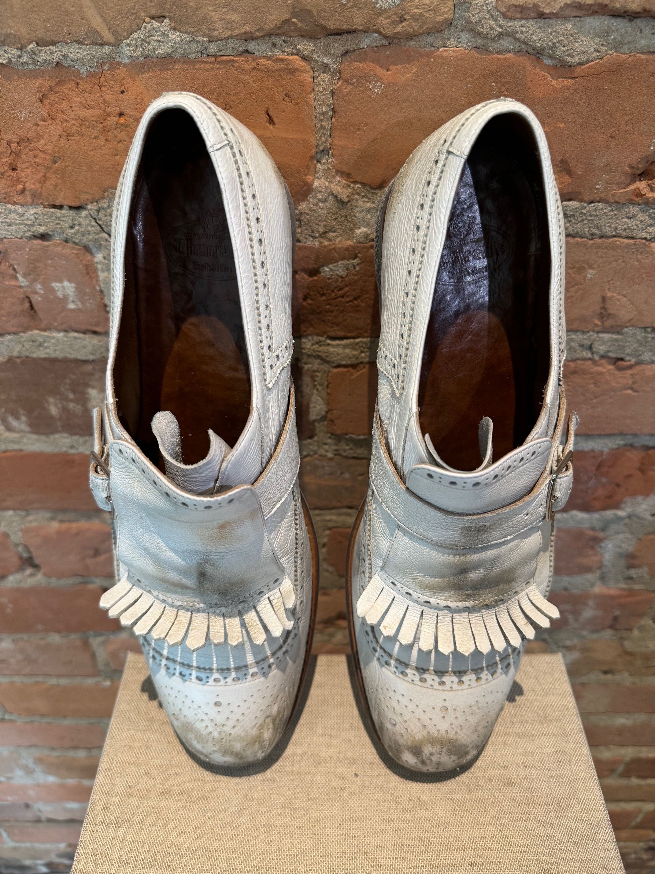 Church's Church's Monk Strap Kiltie Wingtip Brogue Shoes Size US 8 / EU 41 - 5 Thumbnail