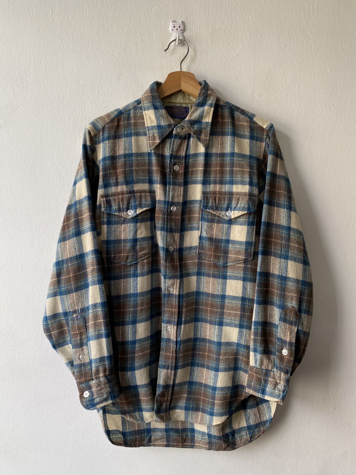Flannel × Pendleton × Vintage Vintage 60’s Pendleton Double Pocket Virgin Wool Flannel Size US M / EU 48-50 / 2 - 3 Thumbnail