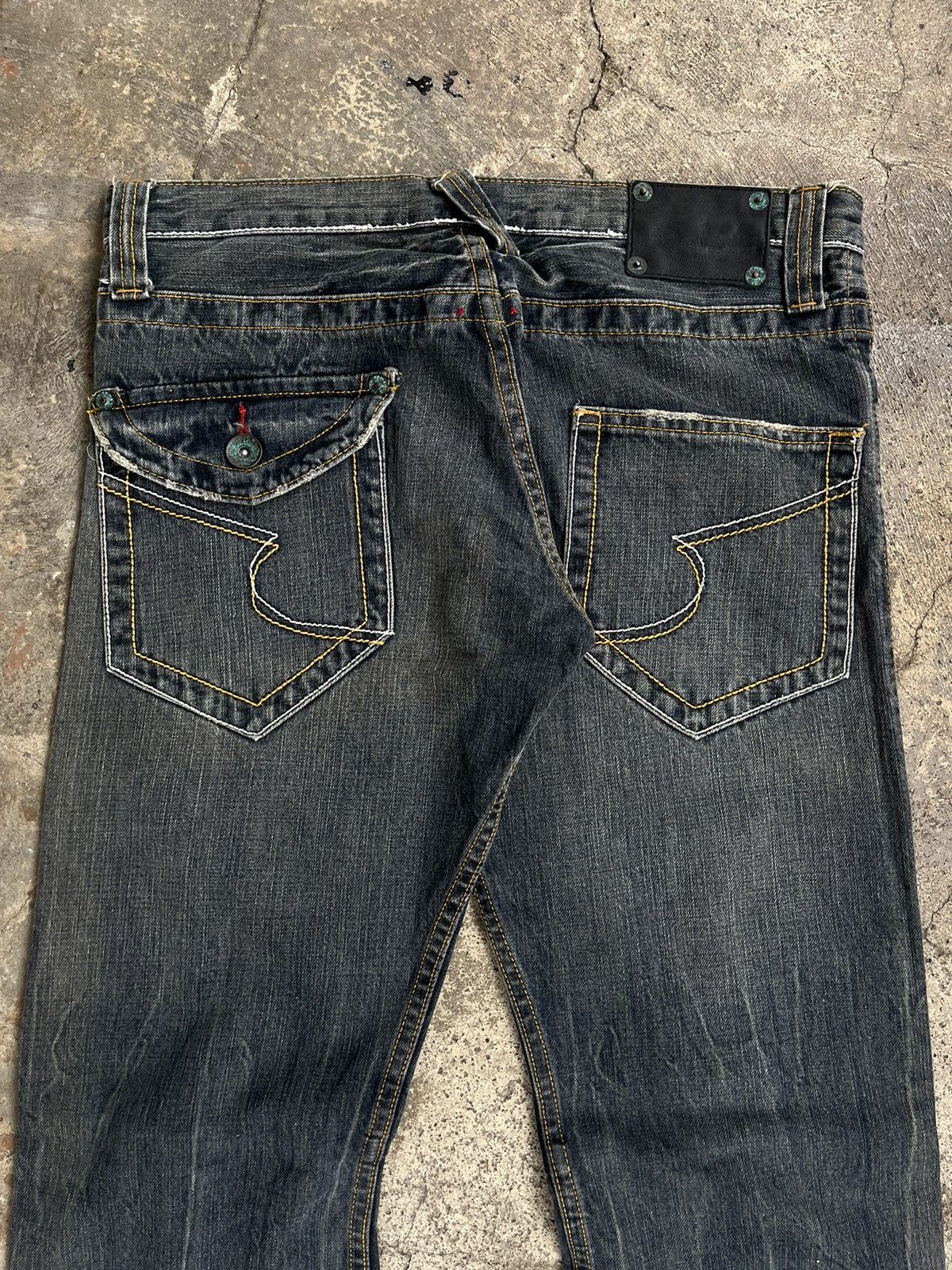 5351 POUR LES HOMMES × If Six Was Nine × Tornado Mart JAPANESE SEMANTIC DESIGN FLARE BOOT CUT GOTHIC VKEI STYLE Size US 33 - 4 Thumbnail