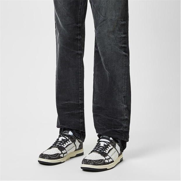 Amiri AMIRI Bandana Denim Skel Low Top Trainers Size US 9 / EU 42 - 2 Thumbnail