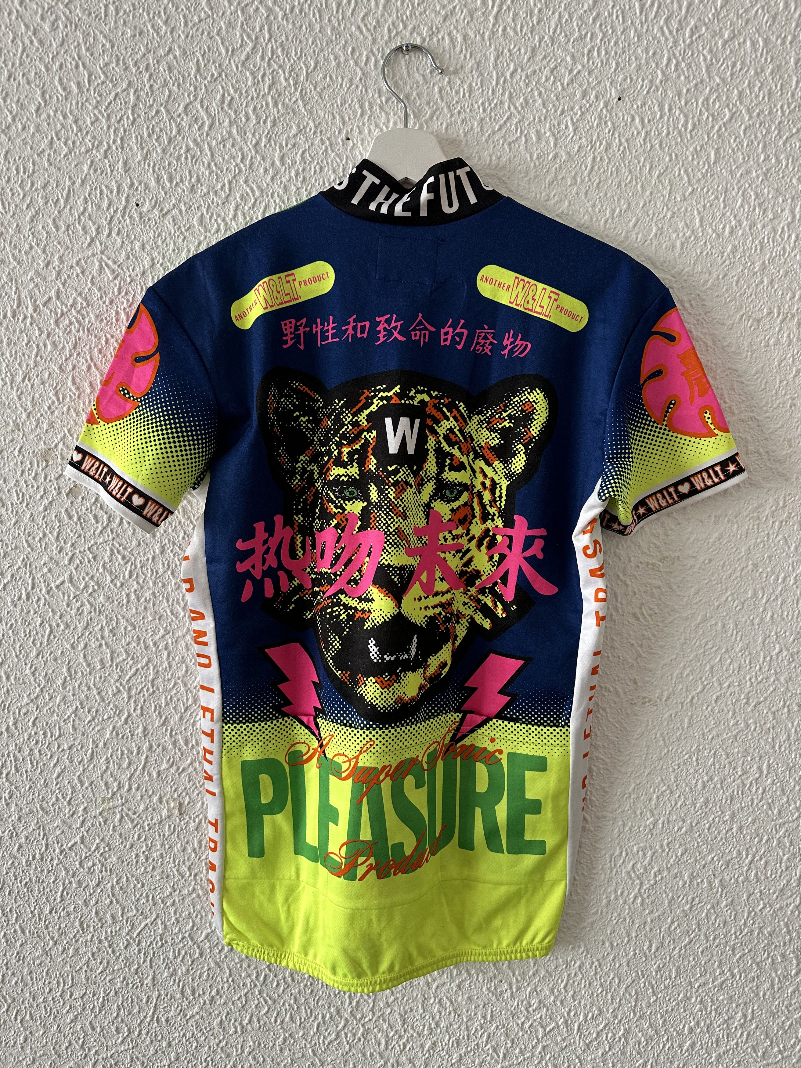 Walter Van Beirendonck 🚴‍♂️ W&LT Cycling Shirt Chinese & Neon
