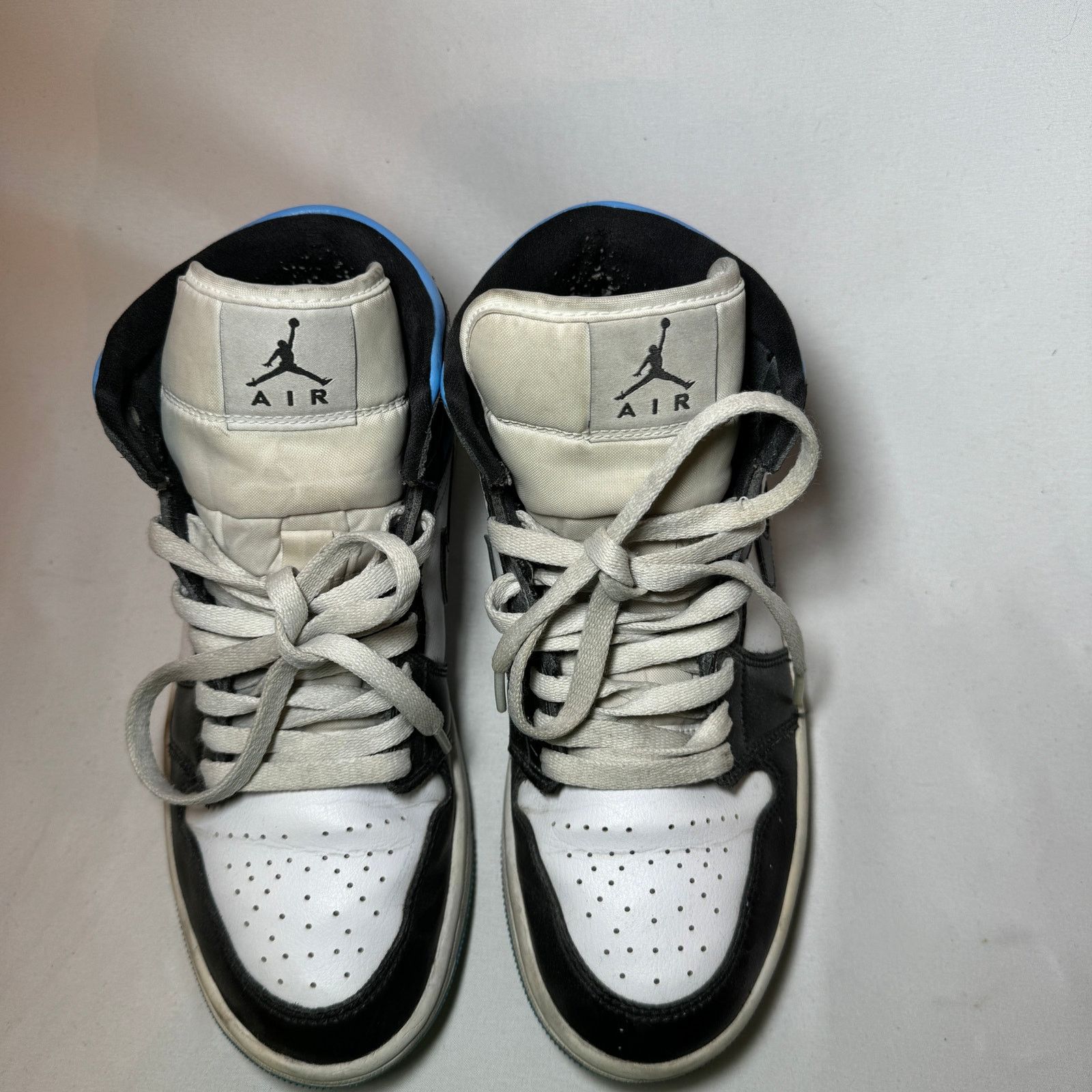 Jordan Brand × Nike Size 9 - Nike Air Jordan 1 Mid University Blue Women's Shoes Size US 9 / IT 39 - 4 Thumbnail