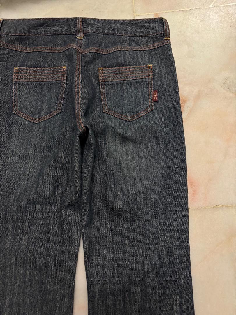 Vintage 💥FLARE💥VINTAGE JAPANESE STONE WASHED SICK STYLE DENIM Size US 29 - 13 Thumbnail