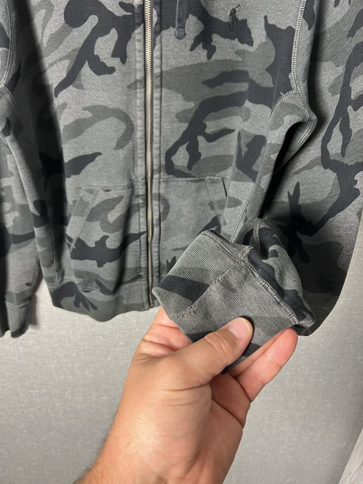 Polo Ralph Lauren Polo Ralph Lauren Camo Full Zip Hoodie Pony Logo Size US M / EU 48-50 / 2 - 7 Thumbnail