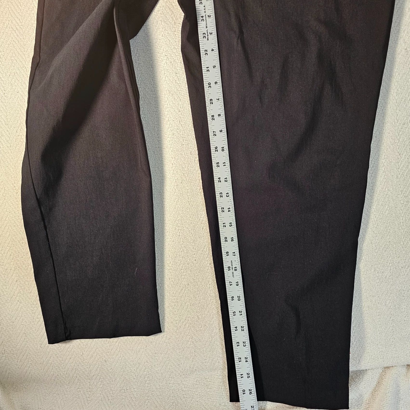 Vintage Alfred Dunner Women's Classics Pull-On Crop Leg Pants Black Size 16 Size 25" / US 0 / IT 36 - 6 Thumbnail