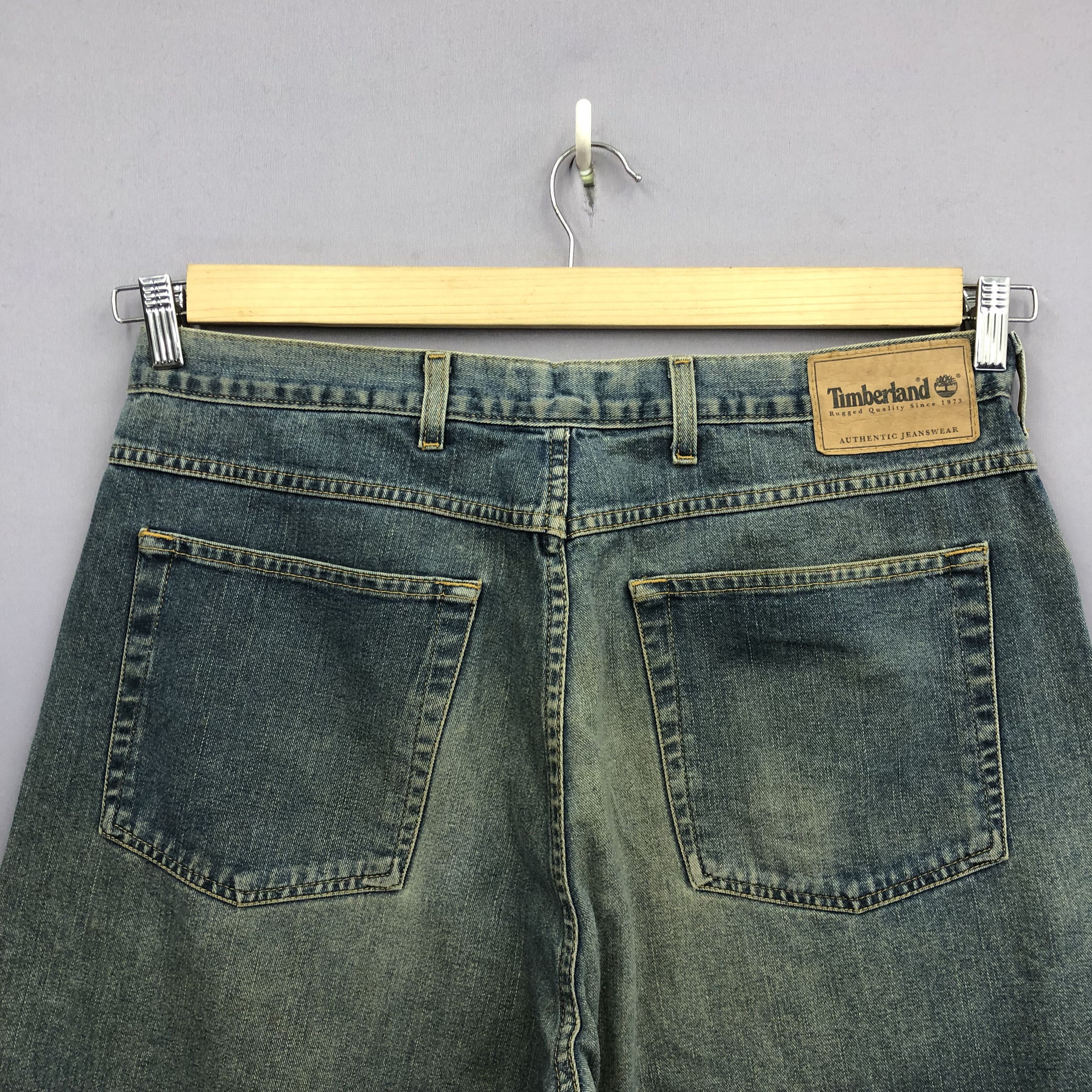 Jean Vintage Timberland Baggy Jeans Faded Loose Denim Size US 36 / EU 52 - 5 Thumbnail
