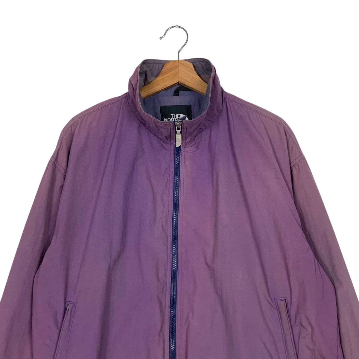 The North Face THE NORTH FACE Big Logo Purple Sun Faded Jacket #1645-C73 Size US L / EU 52-54 / 3 - 4 Thumbnail