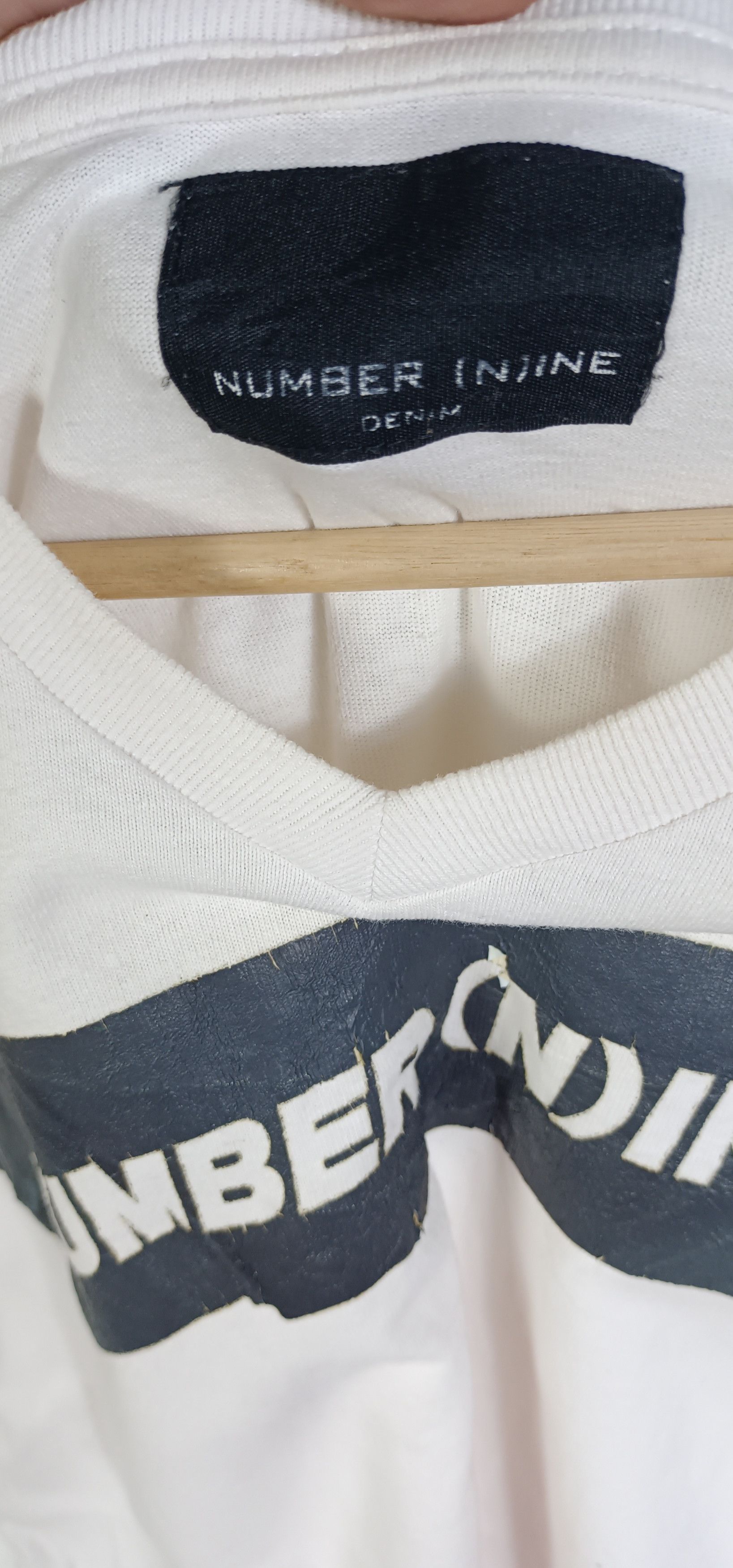 Japanese Brand × Number (N)ine Number (N)ine Box Logo Tshirt Size US M / EU 48-50 / 2 - 7 Thumbnail
