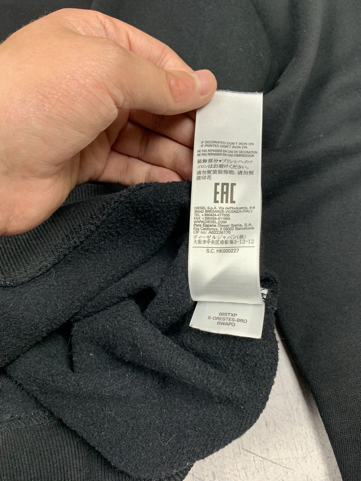 Diesel Diesel Sweatshirt Y2K Big Logo Size US L / EU 52-54 / 3 - 8 Thumbnail