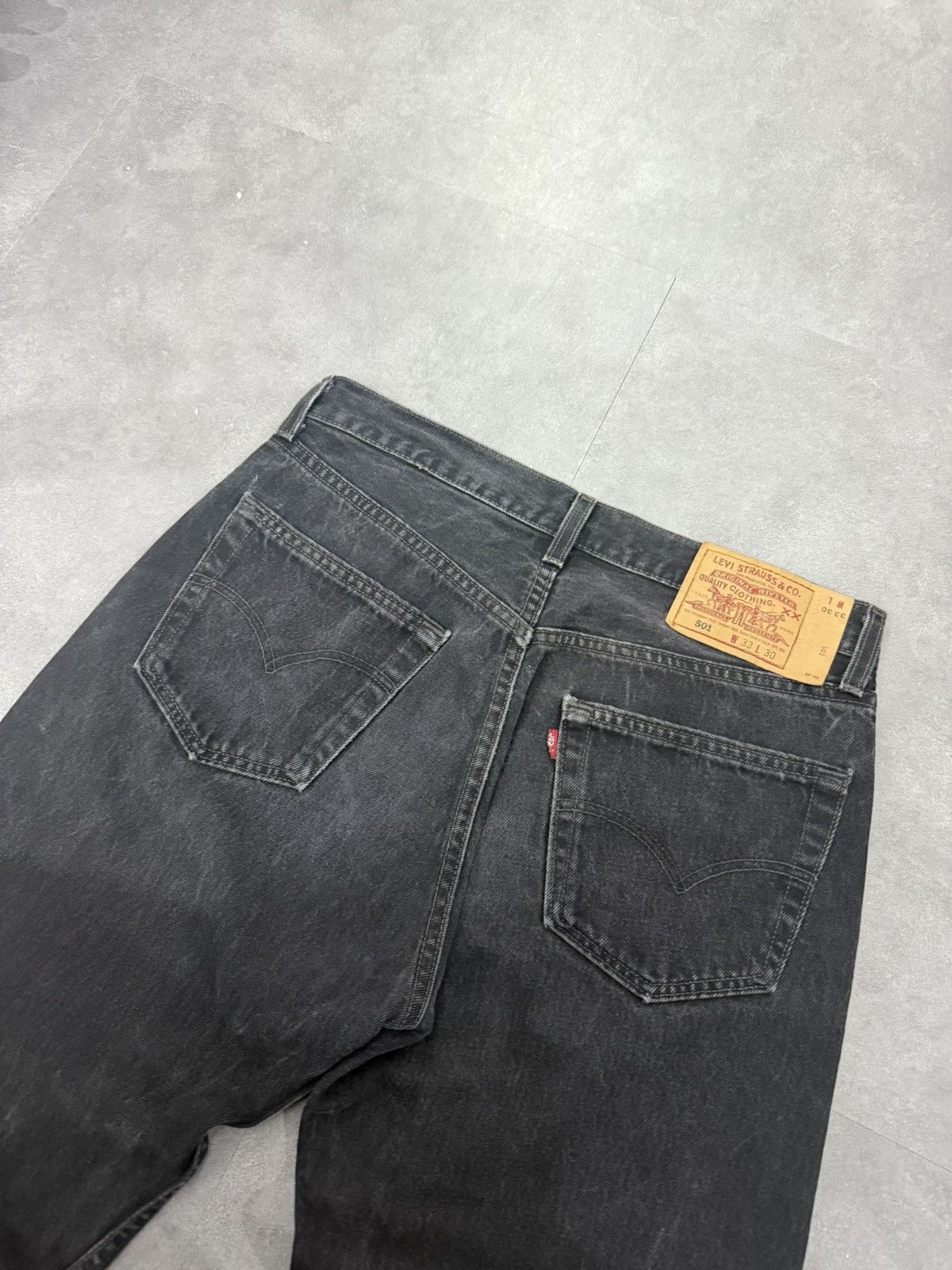 Levi's Vintage Clothing 90’s LEVIS 501 RARE SALVAGE VINTAGE STREETWEAR DENIM PANTS Size US 32 / EU 48 - 8 Thumbnail
