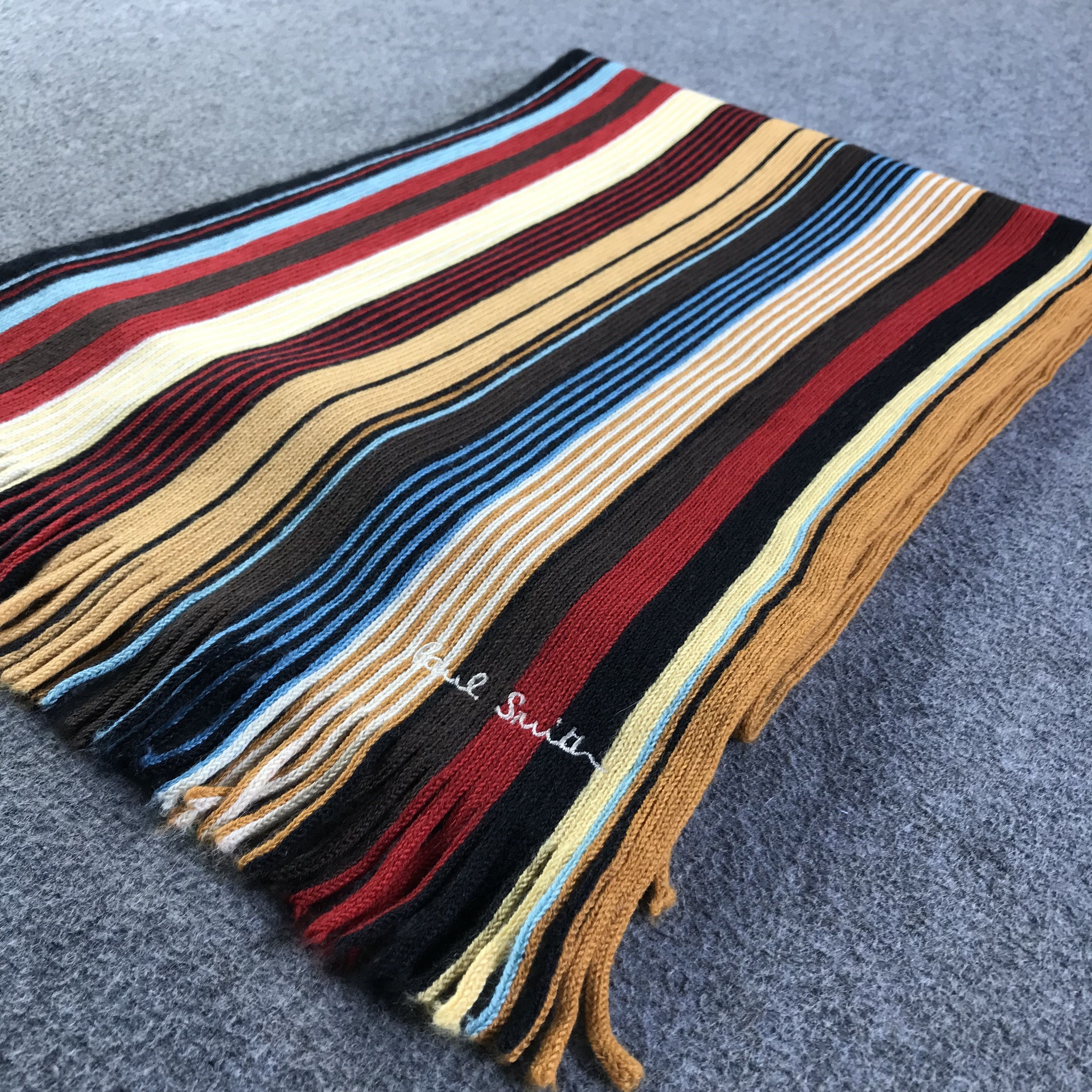 Paul Smith Paul Smith Multicolor Scarf / Muffler / Neckwear SS1532 Size ONE SIZE - 4 Thumbnail