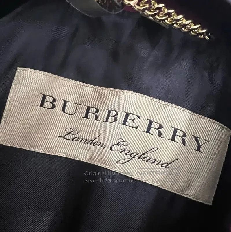 Burberry Burberry Spring Autumn Pink Cotton Coat. Size XXS / US 00 / IT 34 - 4 Thumbnail