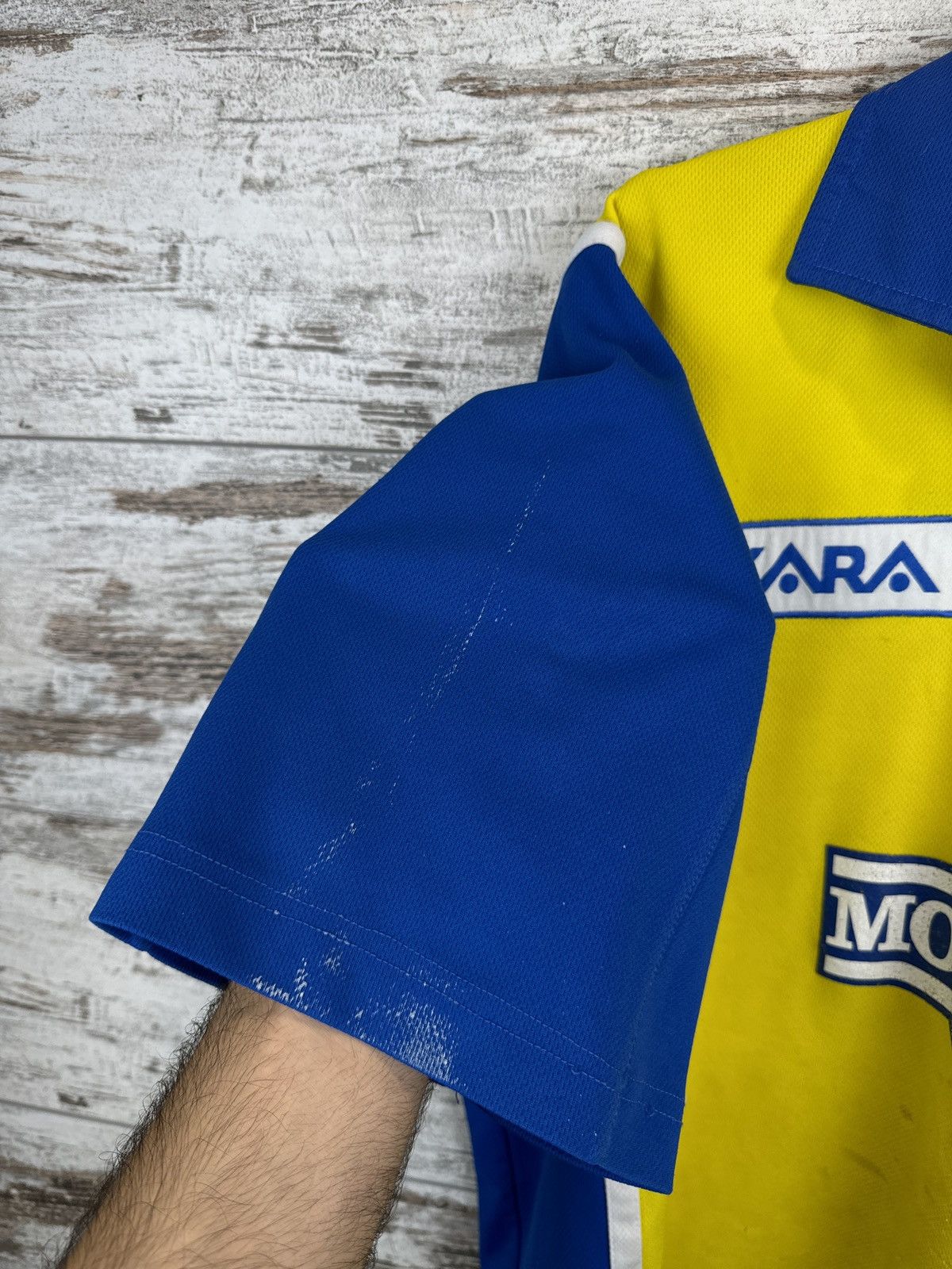 Vintage Mens Vintage XARA Cardiff City T-shirt soccer jersey 98-00 Size US XL / EU 56 / 4 - 15 Thumbnail