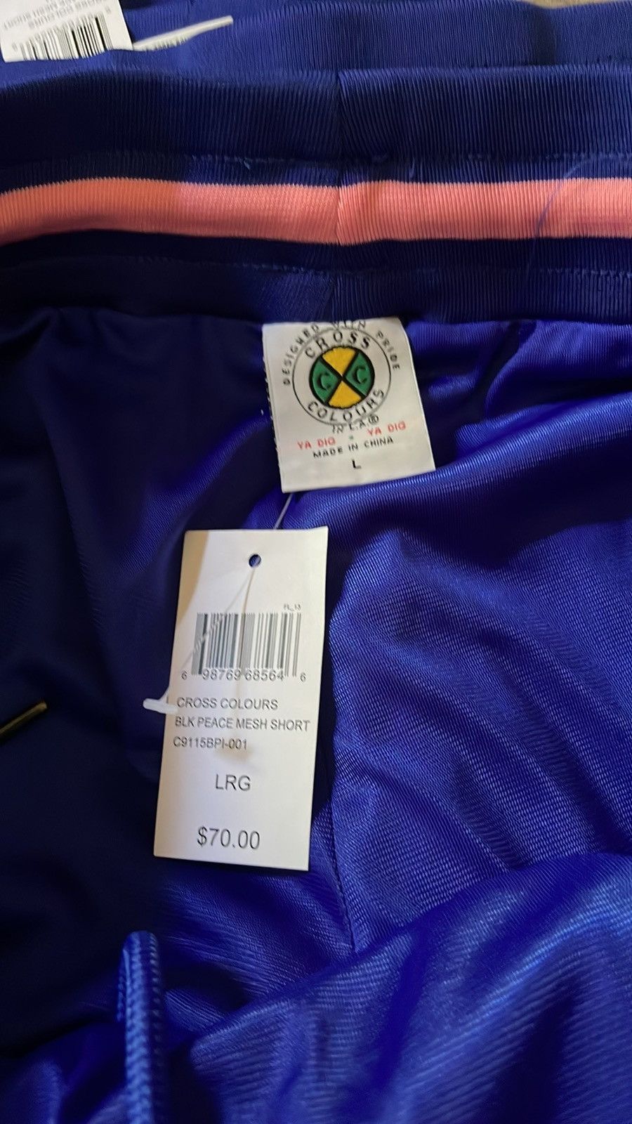 Cross Colours Cross Colours Peace Mesh Shorts Size US 34 / EU 50 - 5 Thumbnail