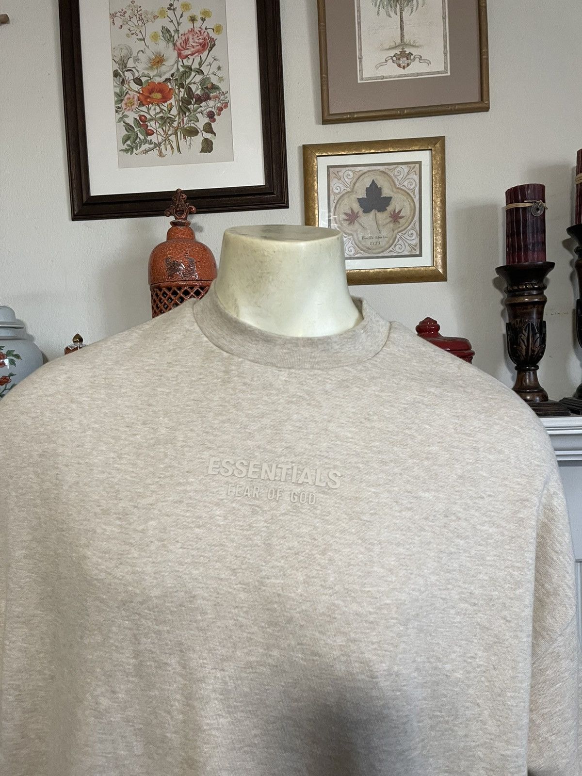 Essentials × Fear of God Crewneck oversized sweatshirt Size US M / EU 48-50 / 2 - 3 Thumbnail