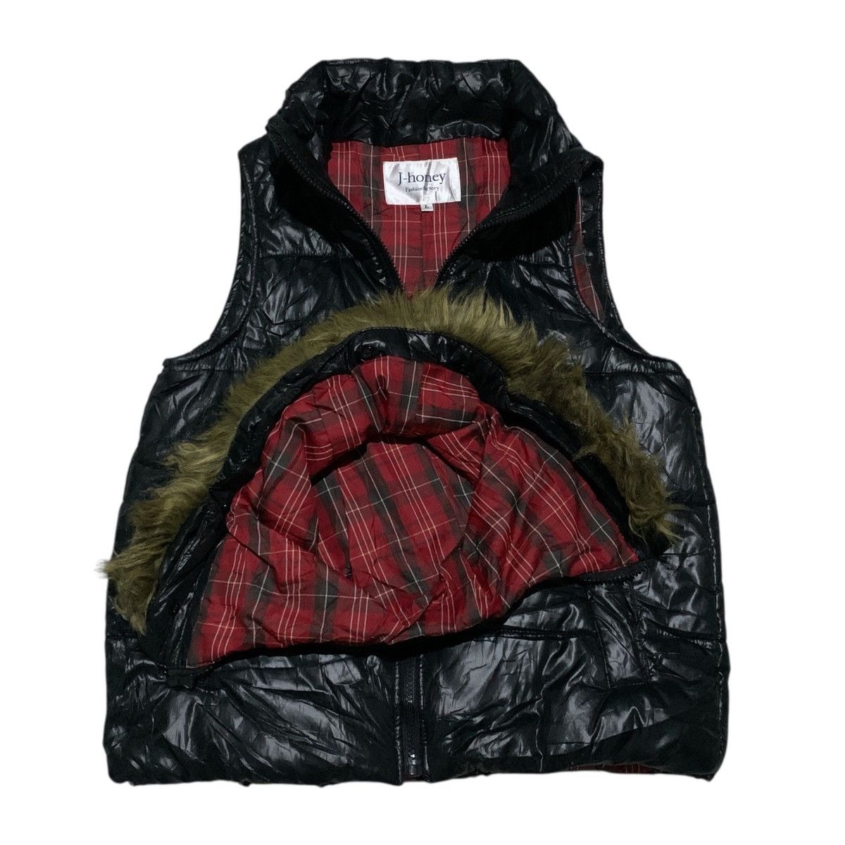 If Six Was Nine 2000’s J-honey Puffer Fur Vest Lgb Ifsixwasnine Style Size US L / EU 52-54 / 3 - 14 Thumbnail