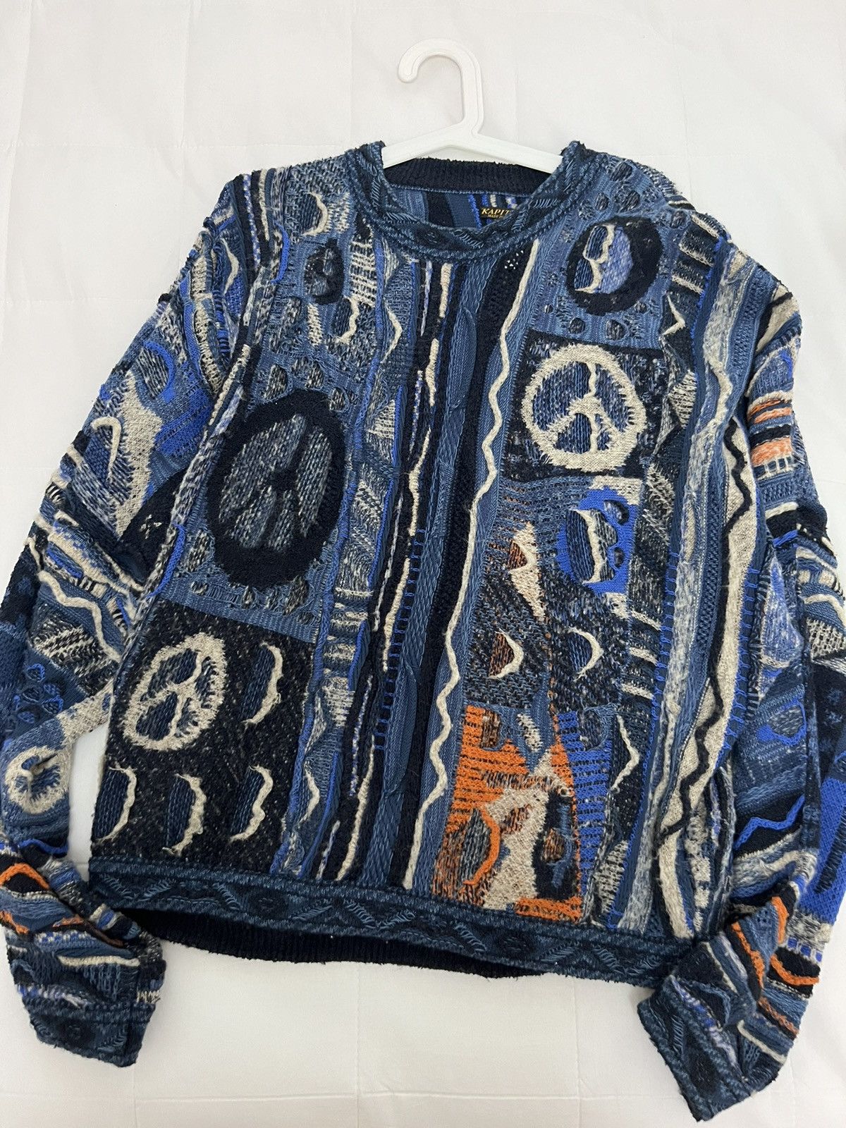 Kapital Kapital knitwear blue sweater Size US S / EU 44-46 / 1 - 1 Thumbnail