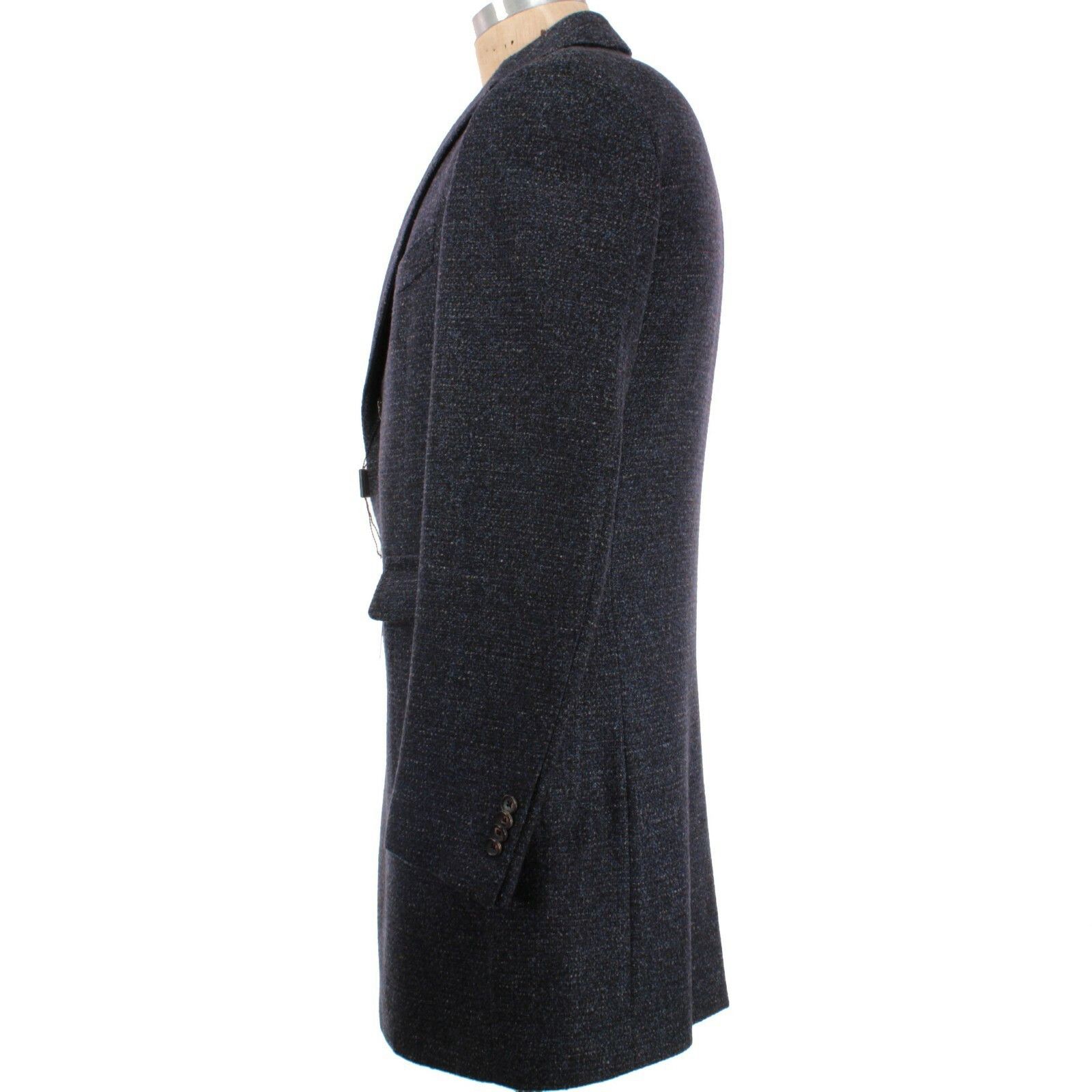 Luciano Barbera Luciano Barbera Coat Size S US In Blue Wool Blend Size US S / EU 44-46 / 1 - 2 Thumbnail
