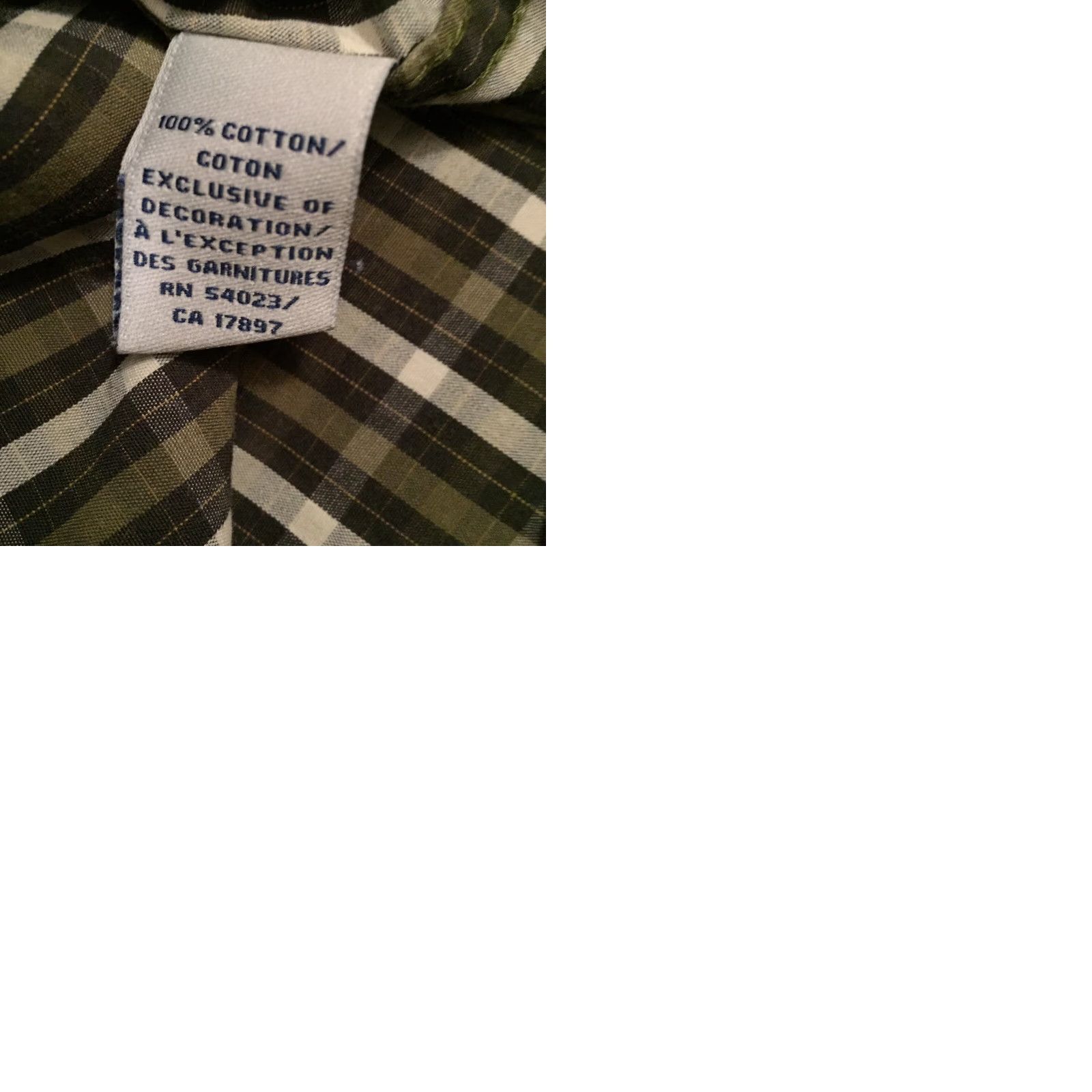 Old Navy Old Navy Shirt Mens Medium Green Plaid Long Sleeve Button Up Size US M / EU 48-50 / 2 - 9 Thumbnail