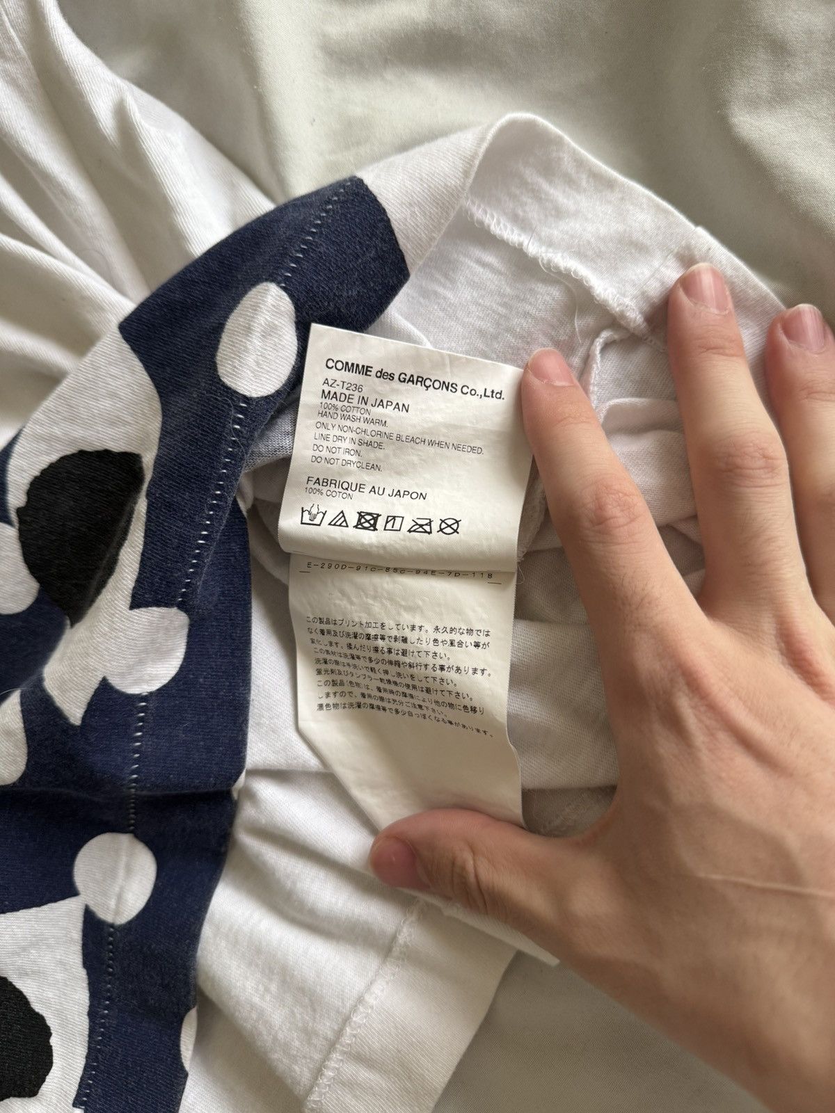 Comme des Garcons Commes Des Garçons Polka Dot Heart T-shirt Size US L / EU 52-54 / 3 - 4 Thumbnail