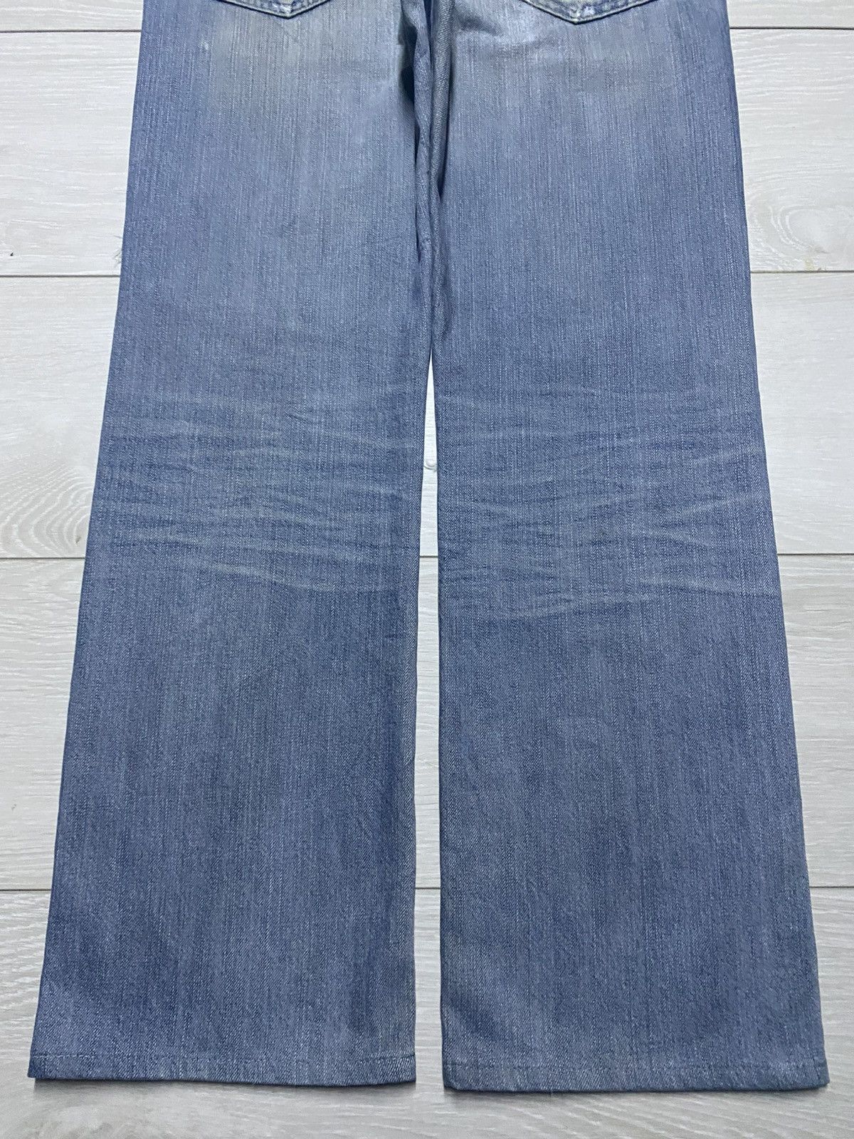 AG Adriano Goldschmied Vtg Ag Adriano Goldschmied Straight Leg DistressedJeans Size US 32 / EU 48 - 6 Thumbnail