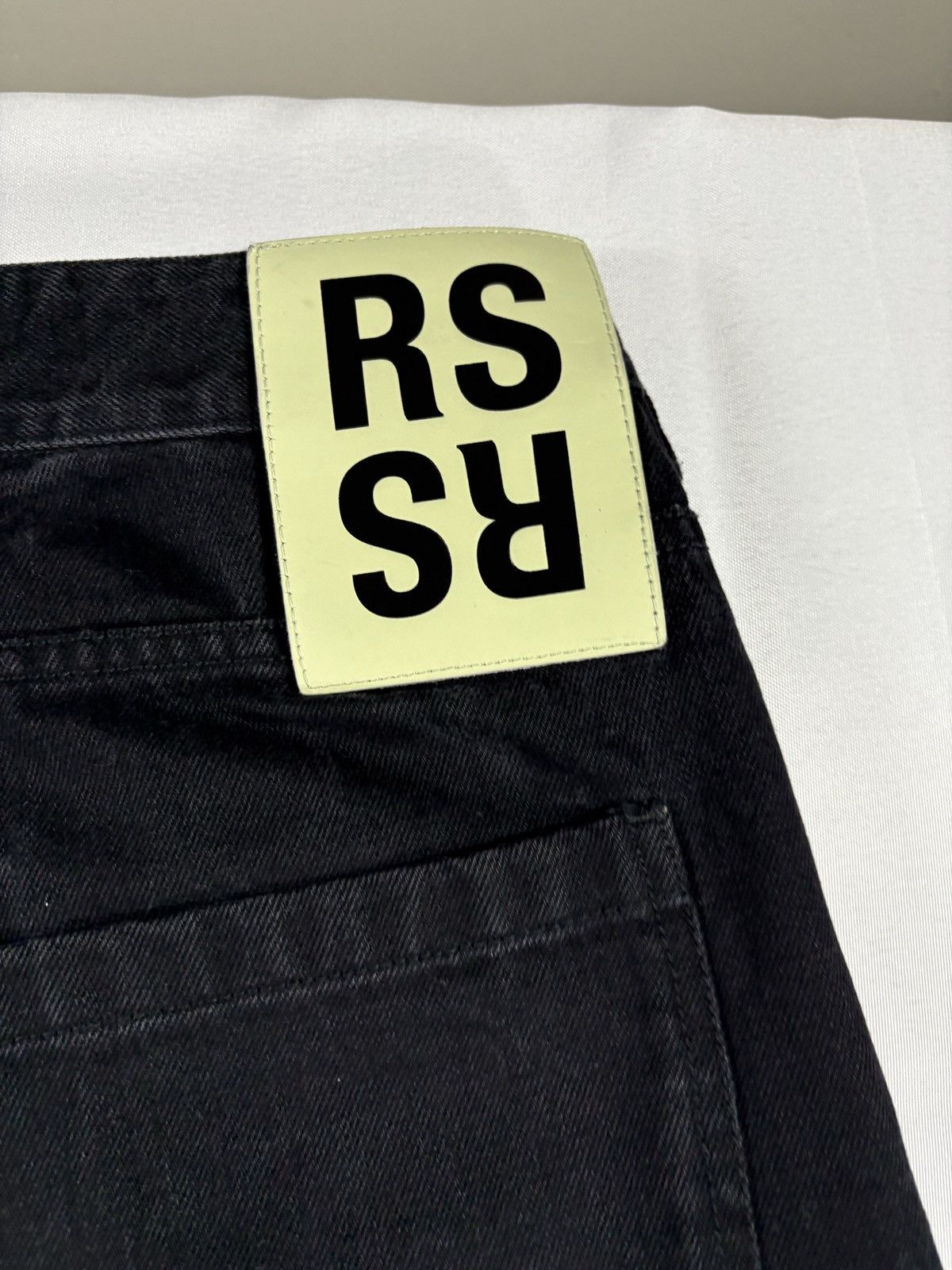 Raf Simons Raf Simons AW18 Drug Patch Black Jeans Size 2C-B Size US 32 / EU 48 - 7 Thumbnail