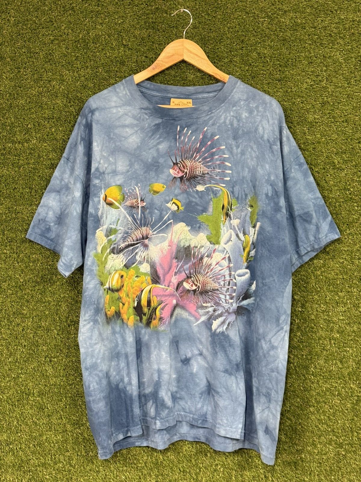 Vintage Vintage Aquarium Fish Aqua Water Ocean All Over Print Tee Size US XXL / EU 58 / 5 - 1 Thumbnail